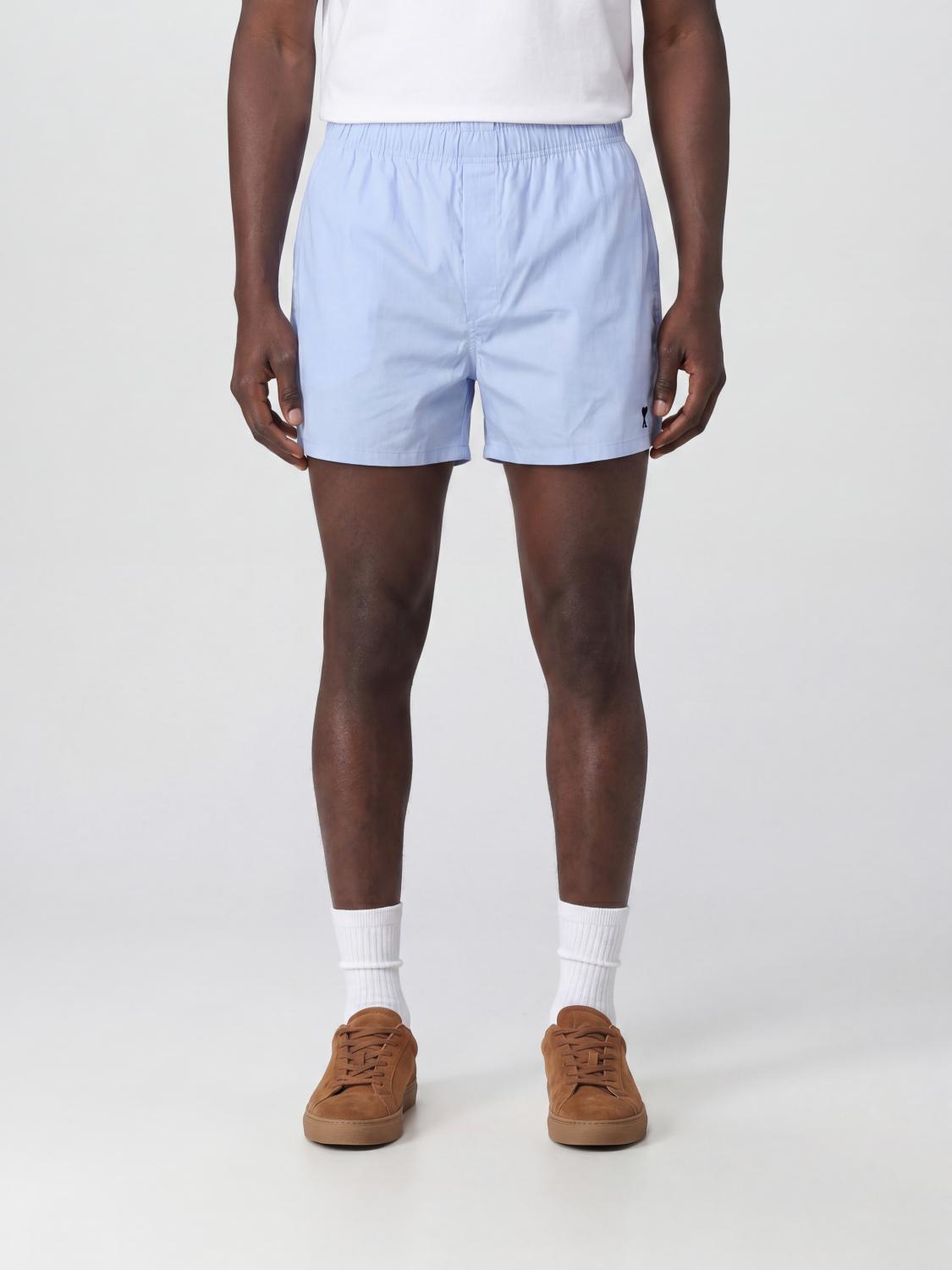 AMI PARIS SHORTS: Hose herren Ami Paris, Blau - Img 1