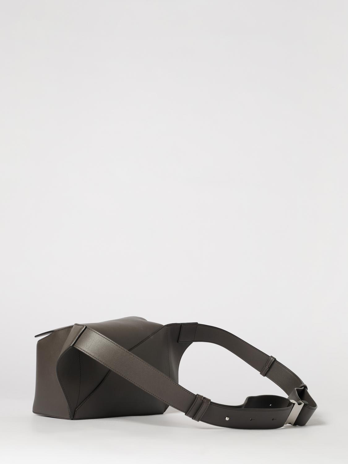 LOEWE RIÑONERA: Riñonera Puzzle de piel Loewe, Gris - Img 3