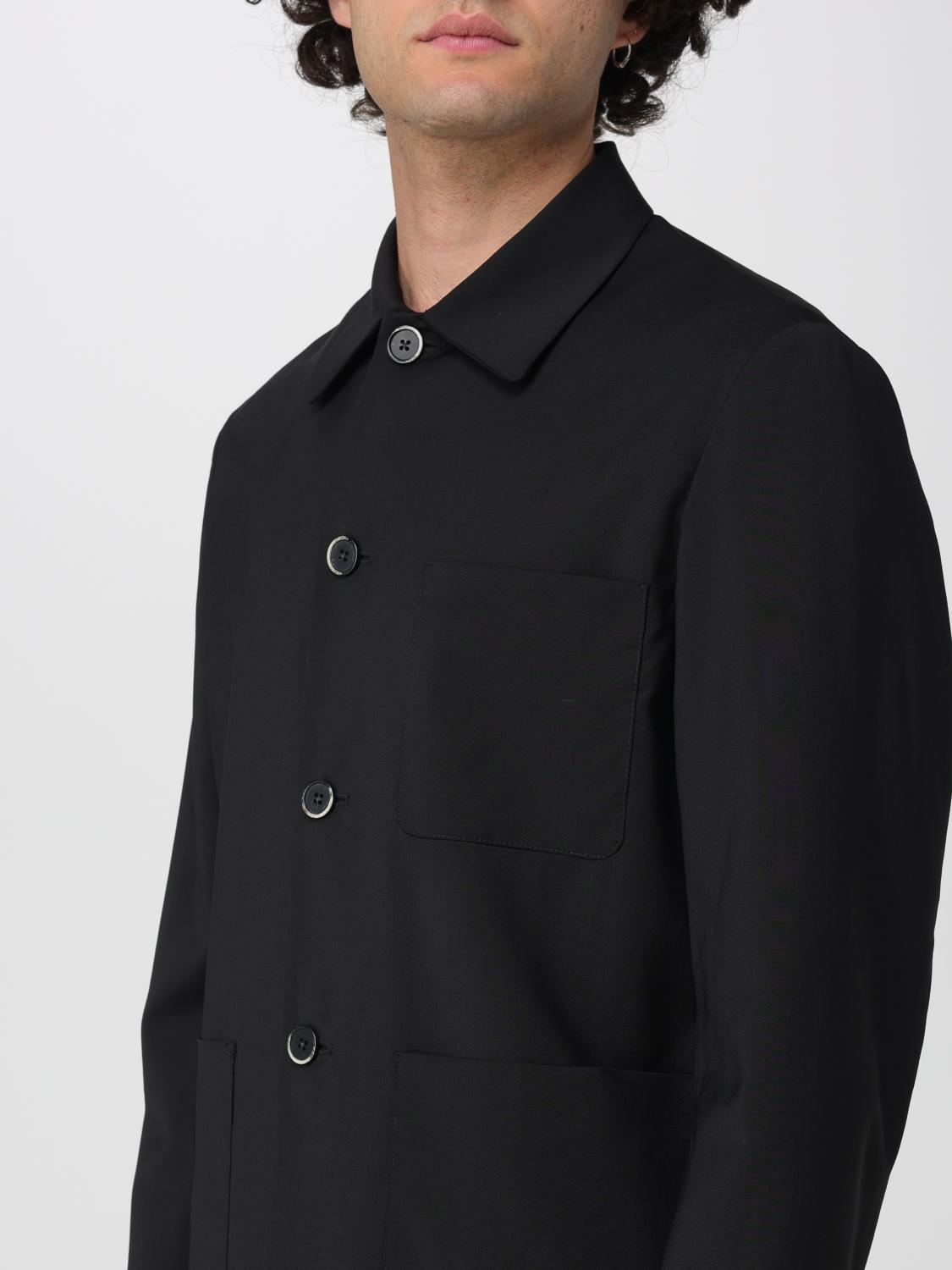 BARENA JACKET: Barena Virgin Wool Shirt Jacket, Black - Img 5