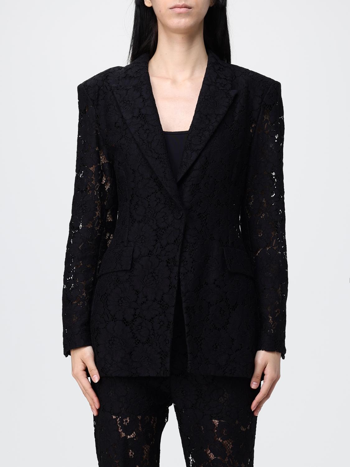 PINKO GIACCA: Blazer in pizzo Pinko, Nero - Img 1