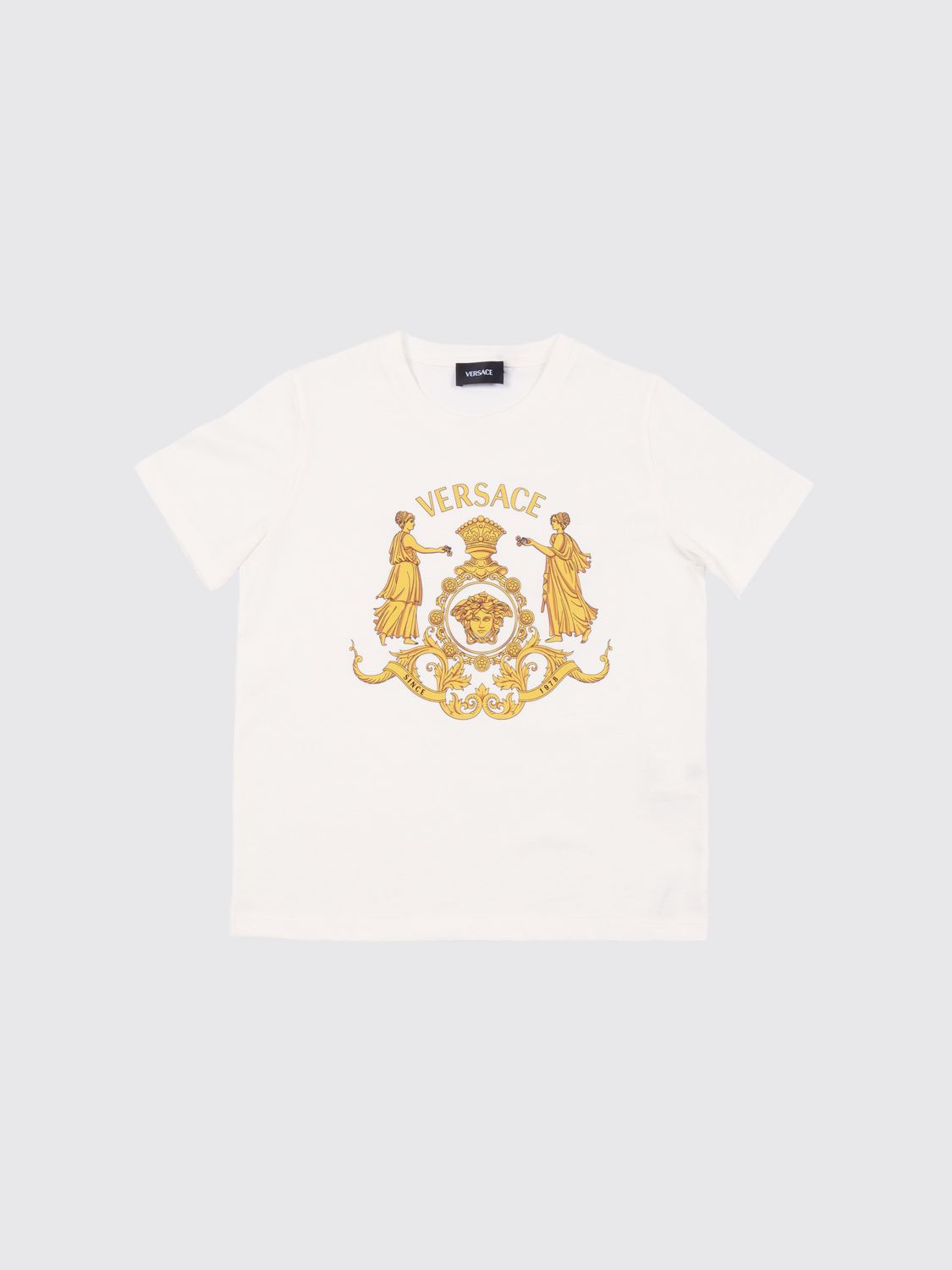 VERSACE T-SHIRT: T-shirt kinder Versace, Weiß - Img 1