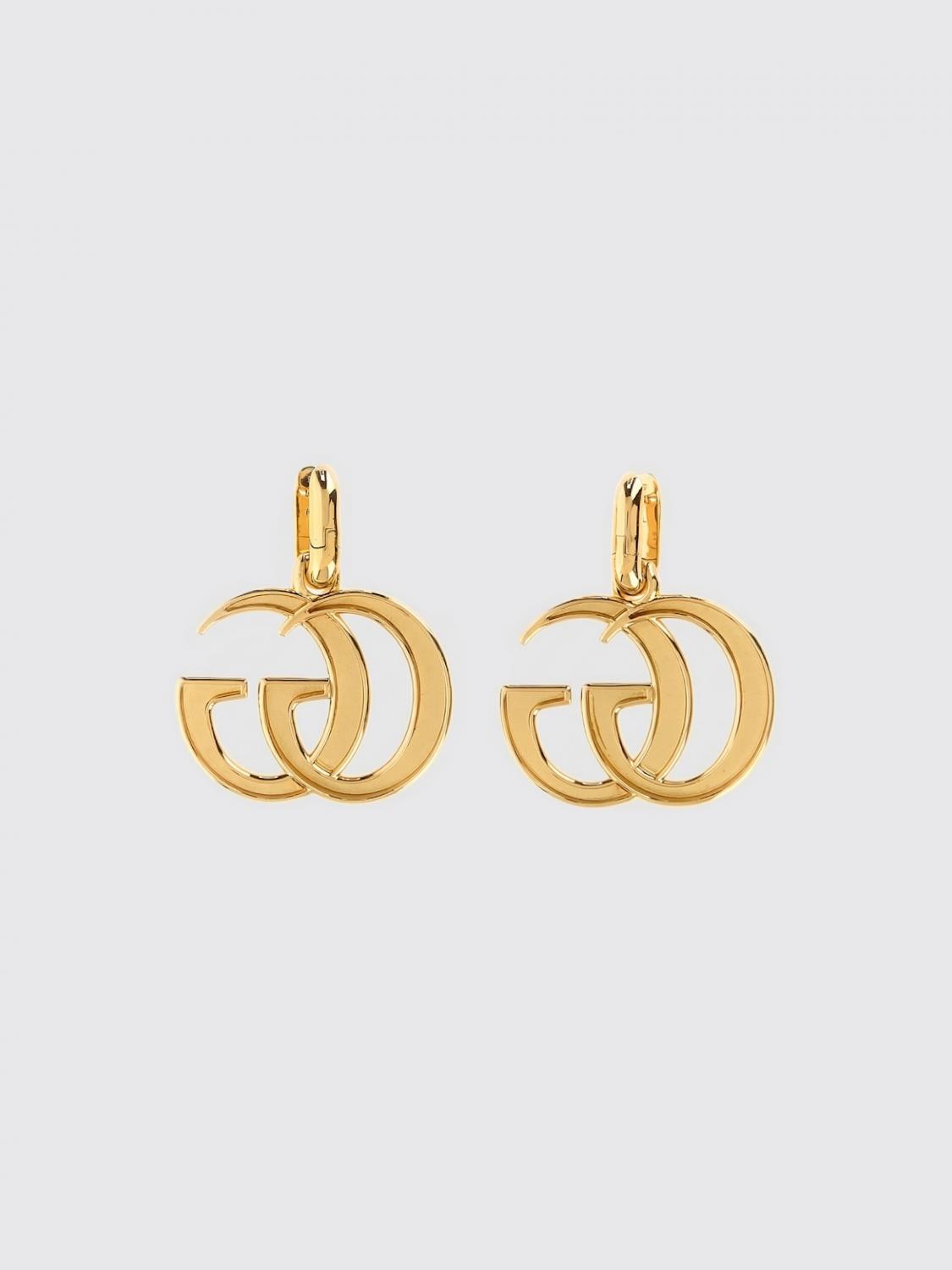 GUCCI GIOIELLO: Orecchini GG Marmont Gucci in ottone , Oro - Img 2