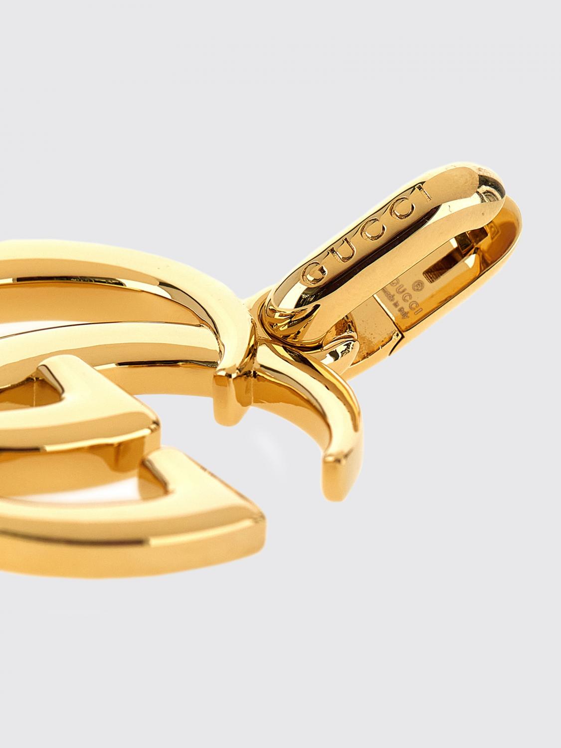 GUCCI GIOIELLO: Orecchini GG Marmont Gucci in ottone , Oro - Img 3