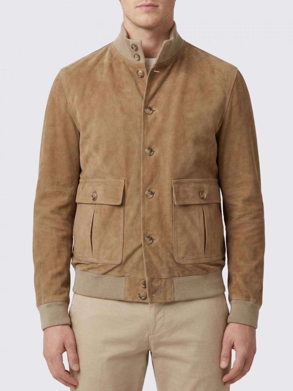 VALSTAR JACKET: Valstar Suede Leather Jacket, Dove Grey - Img 1