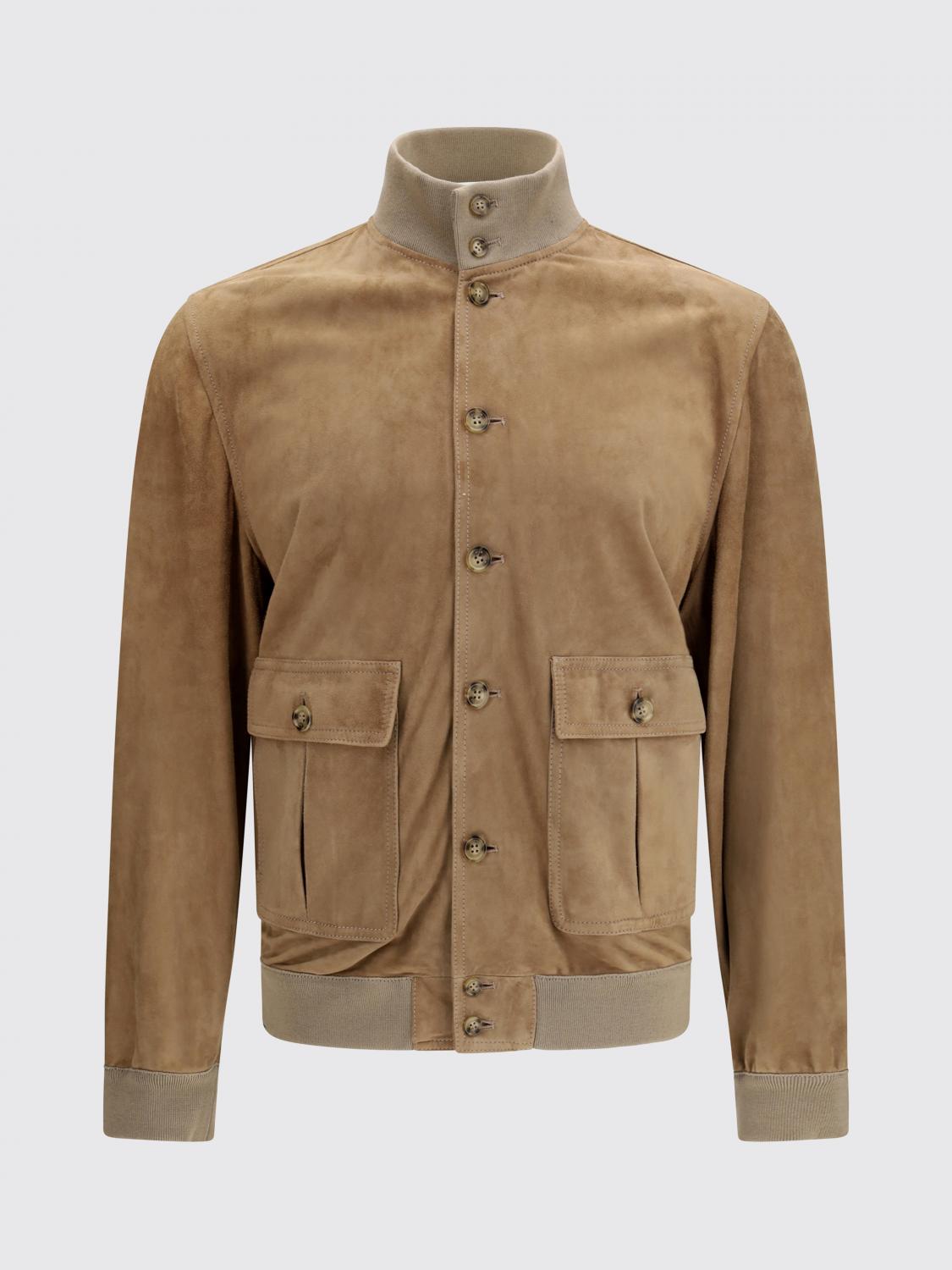 VALSTAR JACKET: Valstar Suede Leather Jacket, Dove Grey - Img 2