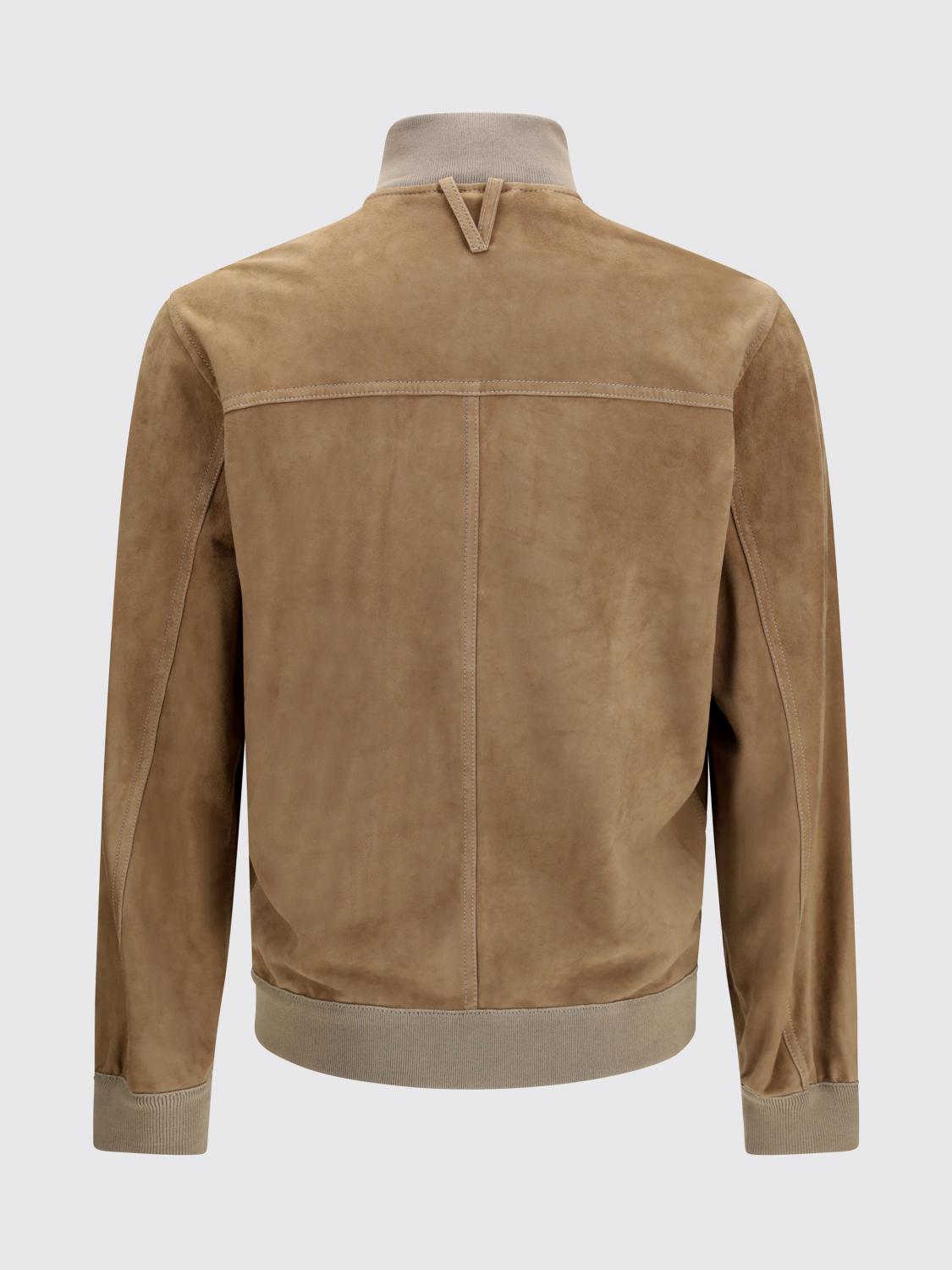 VALSTAR JACKET: Valstar Suede Leather Jacket, Dove Grey - Img 3