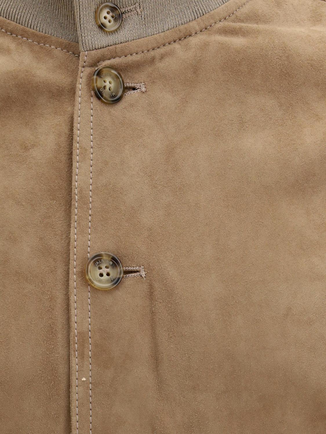 VALSTAR JACKET: Valstar Suede Leather Jacket, Dove Grey - Img 4