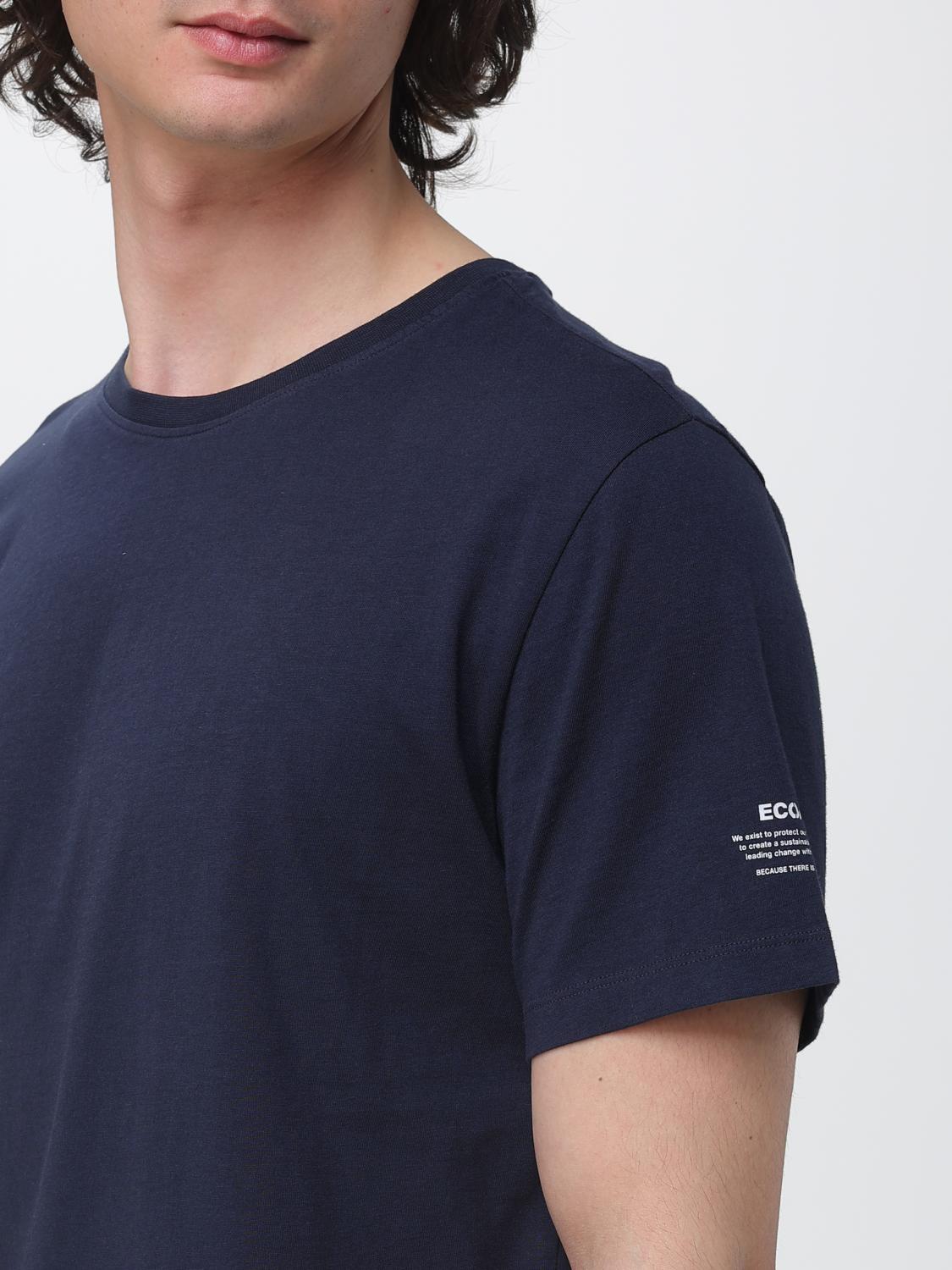 ECOALF T-SHIRT: Recycled Cotton T-Shirt Ecoalf, Blue - Img 3