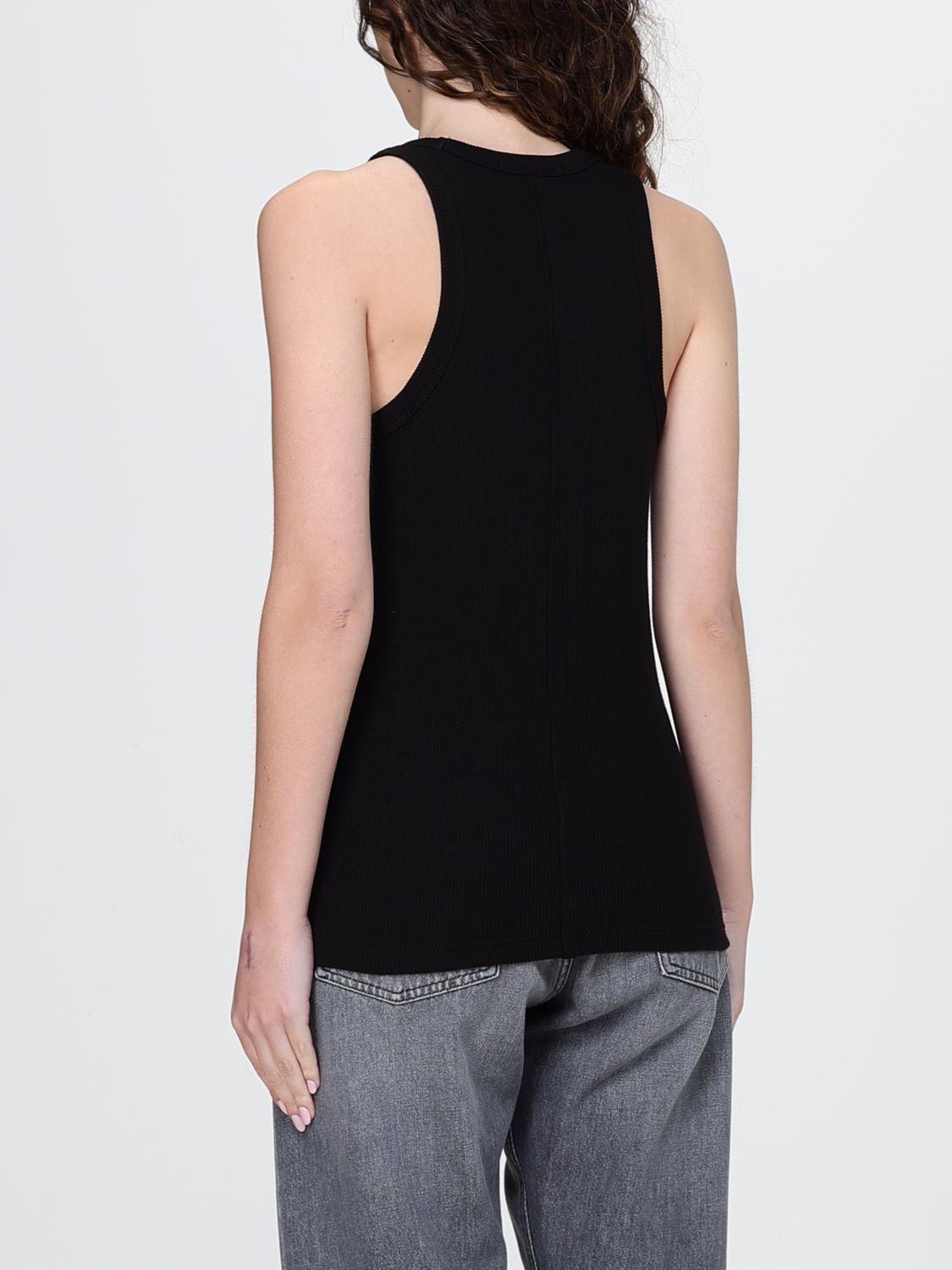 LACOSTE CAMISETA: Camiseta de tirantes de algodón con logo Lacoste, Negro - Img 2