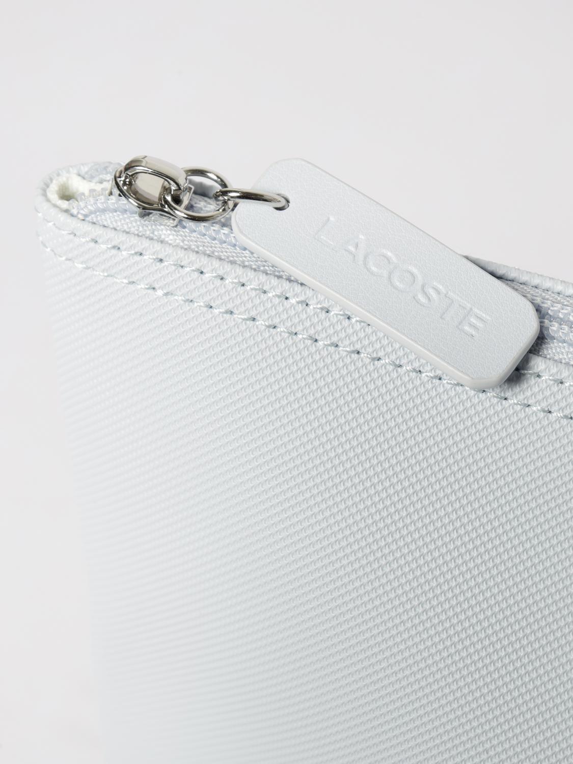 LACOSTE BORSA TOTE: Borsa Lacoste in pelle sintetica gommata, Cielo - Img 3