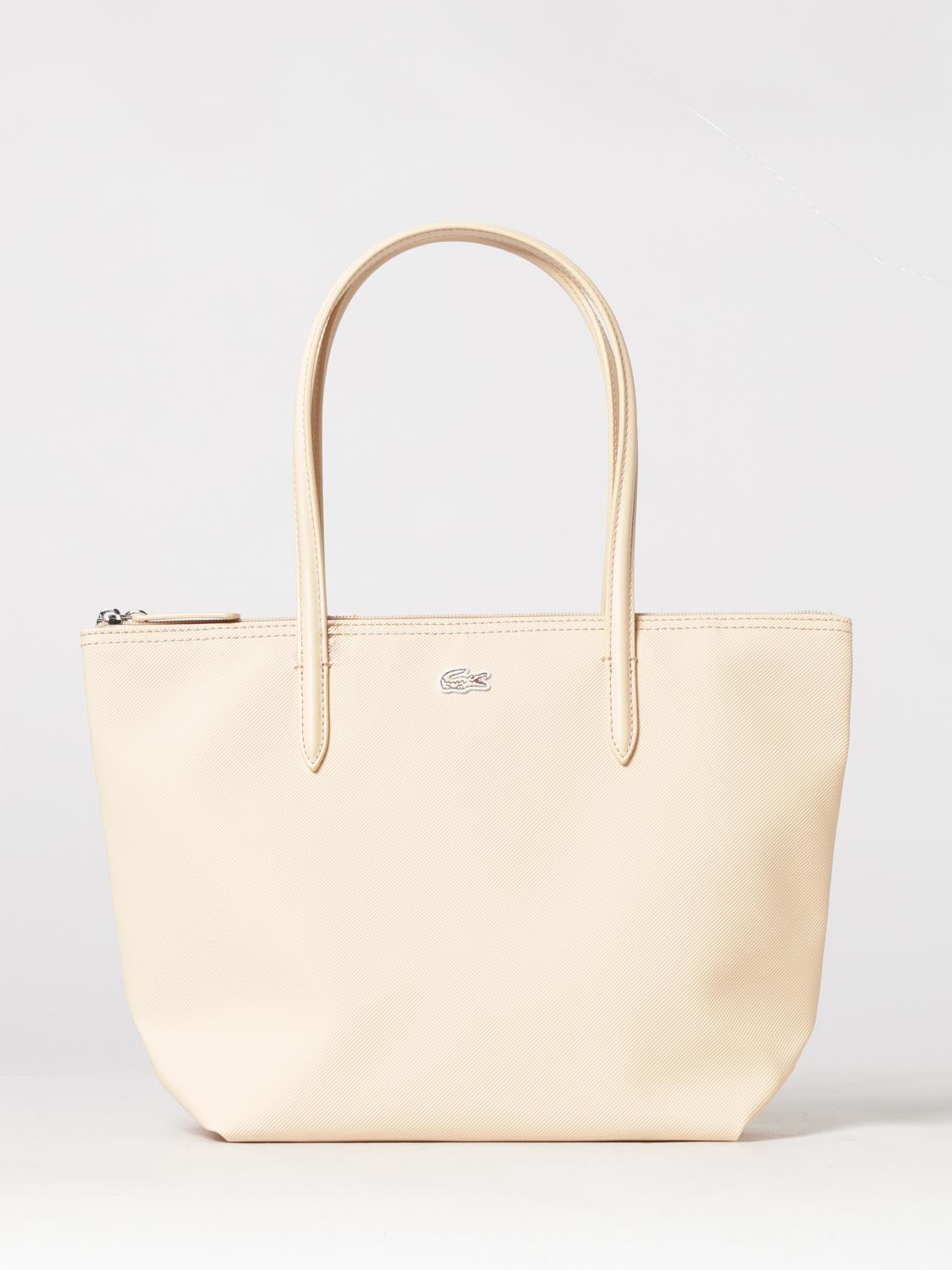 LACOSTE BORSA TOTE: Borsa Lacoste in pelle sintetica gommata, Nudo - Img 1
