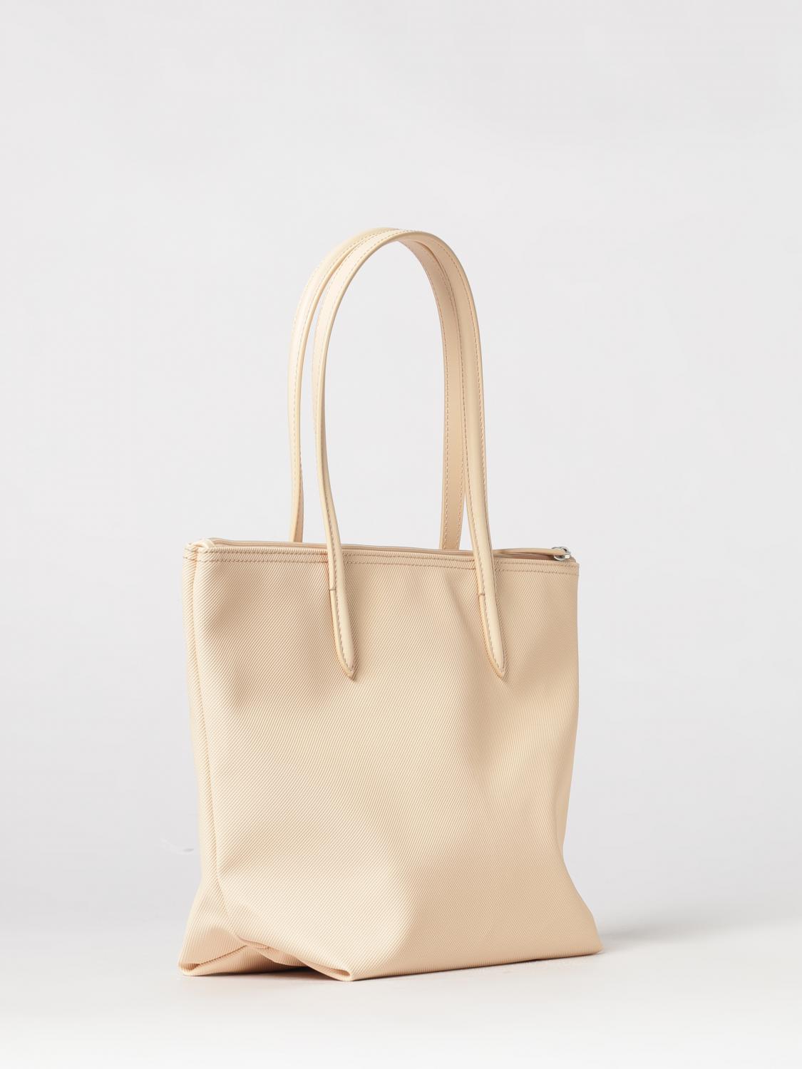 LACOSTE BORSA TOTE: Borsa Lacoste in pelle sintetica gommata, Nudo - Img 2