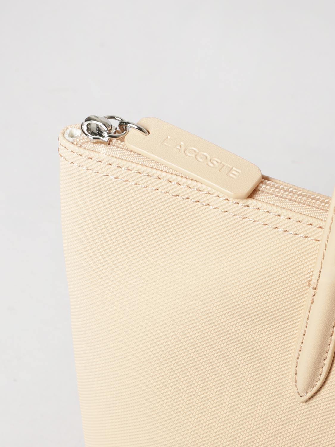 LACOSTE BORSA TOTE: Borsa Lacoste in pelle sintetica gommata, Nudo - Img 3
