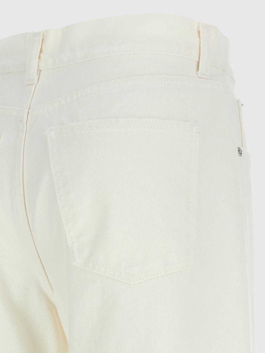 ARMARIUM JEANS: Jeans flared Armarium in denim di cotone , Bianco - Img 5