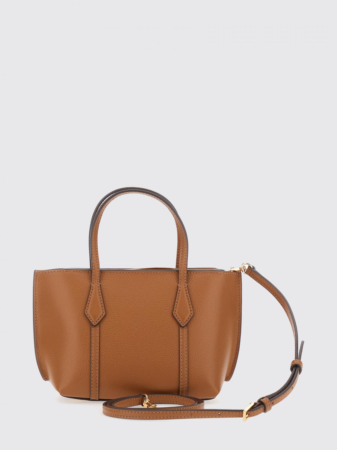 TORY BURCH BORSA MINI: Borsa Perry Tory Burch in pelle a grana, Beige - Img 2