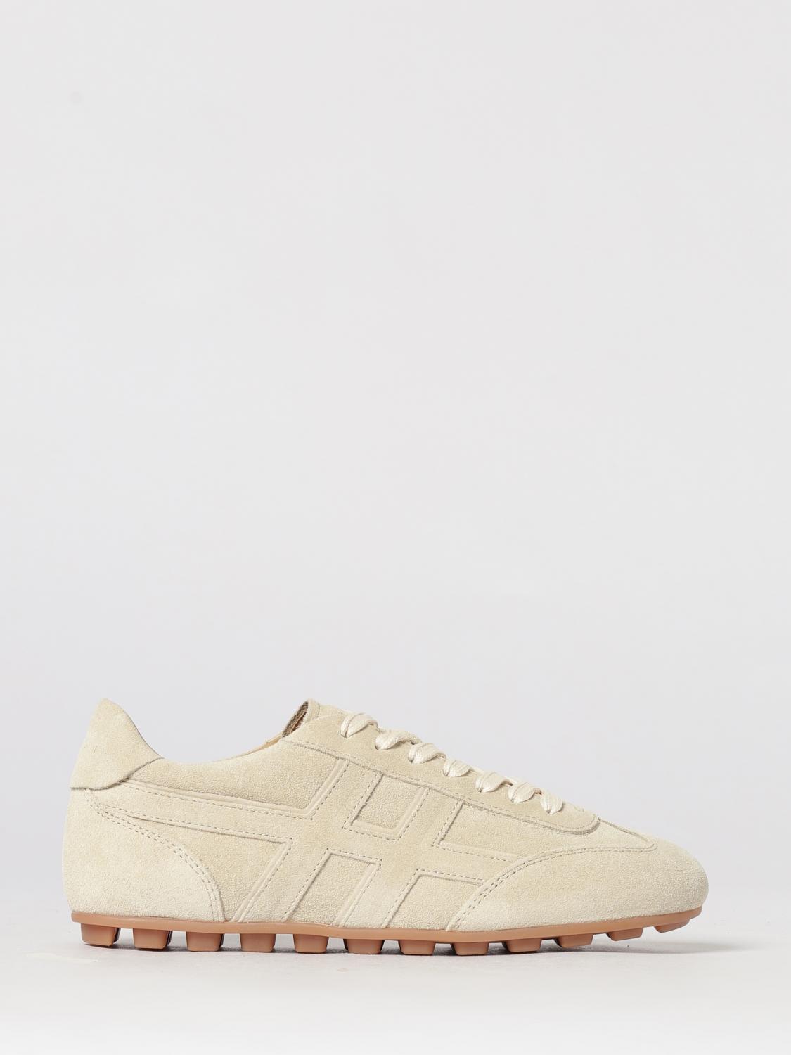 HOGAN SNEAKERS: Sneakers Olympia Hogan in camoscio , Beige - Img 1