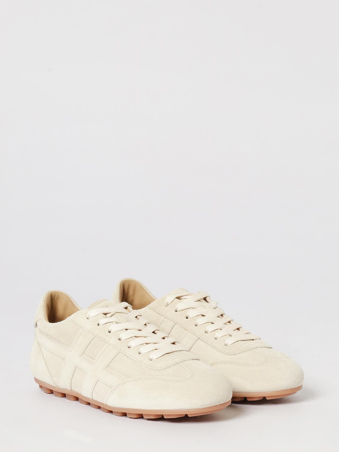 HOGAN SNEAKERS: Sneakers Olympia Hogan in camoscio , Beige - Img 2