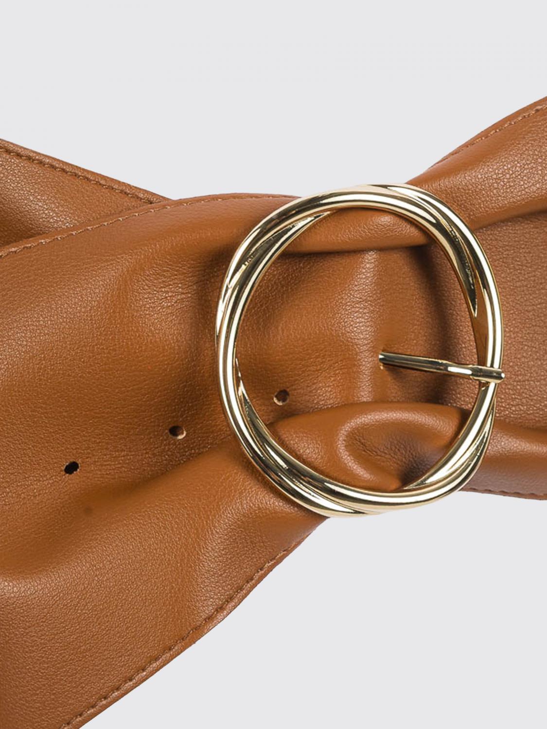 TWINSET CINTURA: Cintura Twinset in pelle sintetica , Cuoio - Img 2