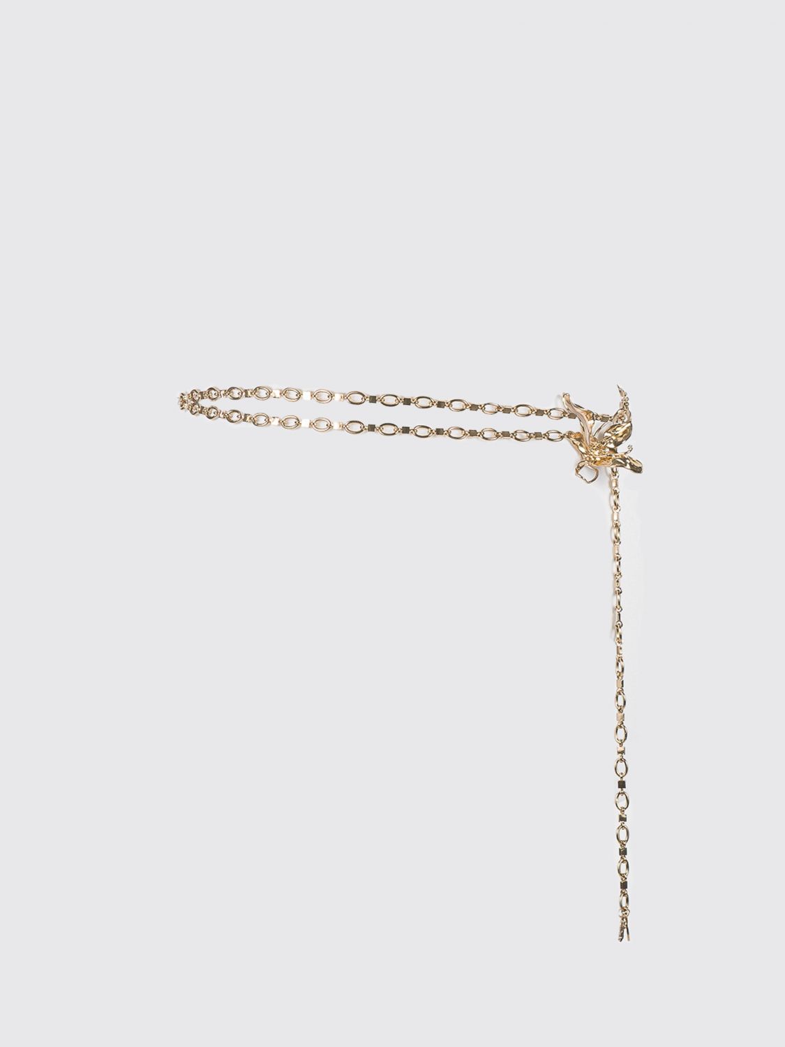 TWINSET CINTURA: Cintura Twinset in maglia di ottone , Oro - Img 1