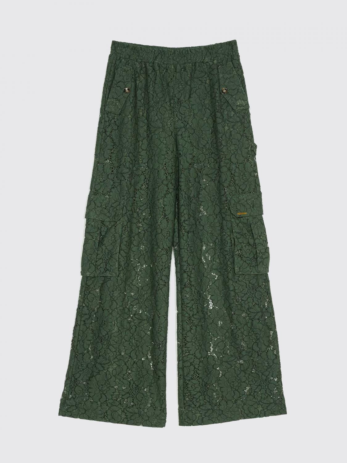 TWINSET U&B PANTALONES: Pantalones mujer Twinset U&b, Verde - Img 4