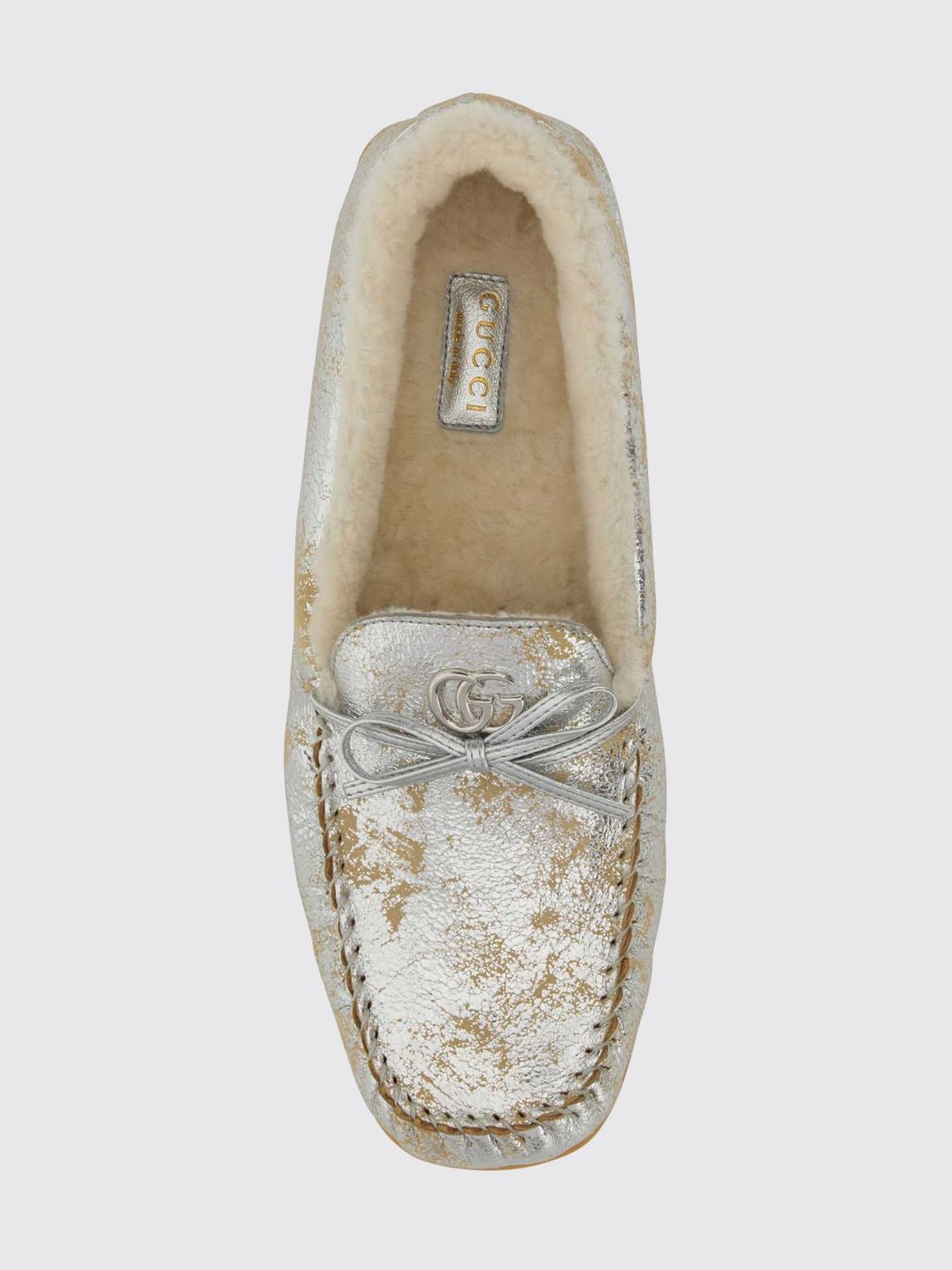 GUCCI MOKASSINS: Mokassins damen Gucci, Silber - Img 3