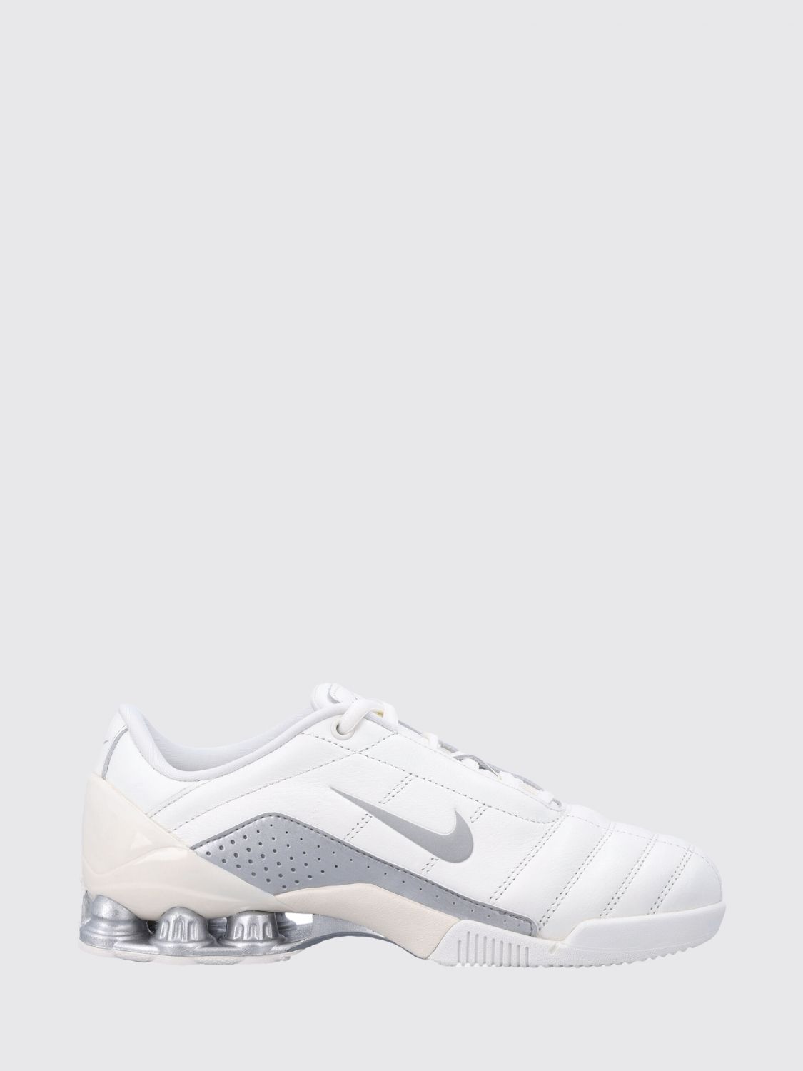 NIKE SNEAKERS: Sneakers Total 90 Shox Nike in pelle trapuntata , Bianco - Img 1