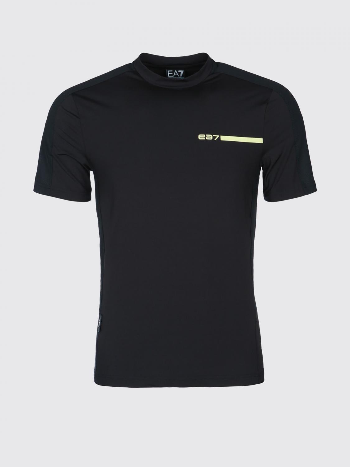 EA7 CAMISETA: Camiseta de poliéster con logo EA7, Negro - Img 2