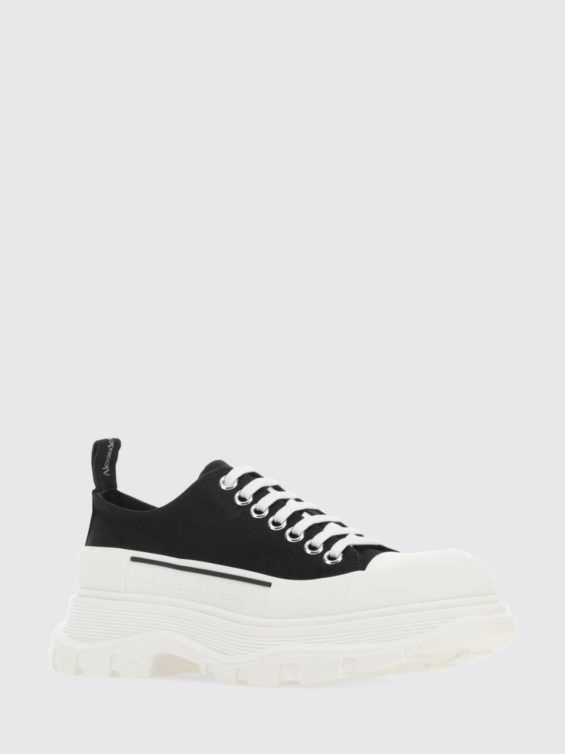 MCQUEEN BASKETS: Baskets femme McQueen, Noir - Img 2