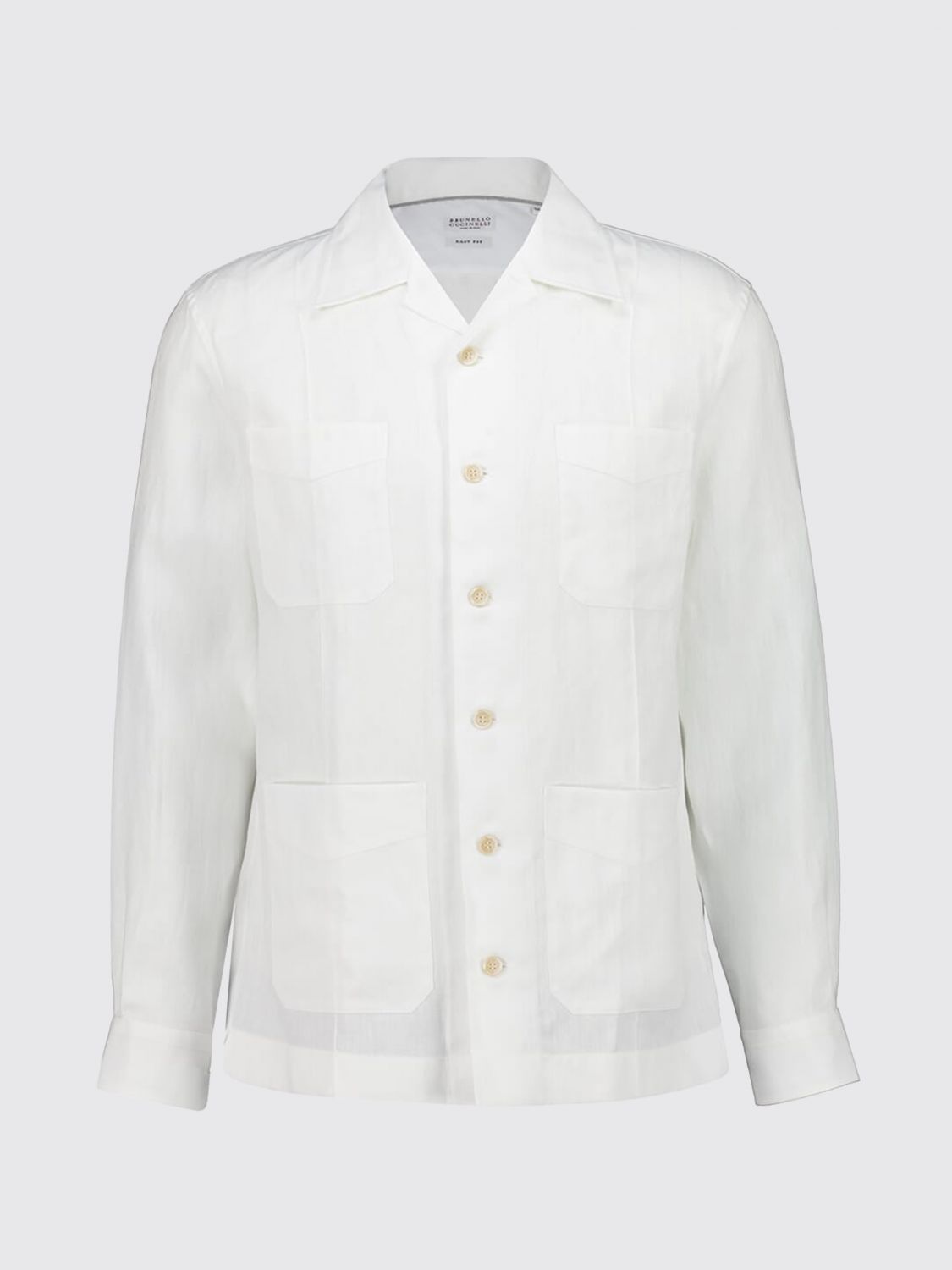 BRUNELLO CUCINELLI HEMD: Hemd herren Brunello Cucinelli, Weiß - Img 2