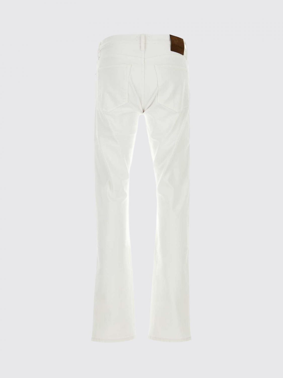 TOM FORD JEANS: Jeans flared Tom Ford in denim , Bianco - Img 3