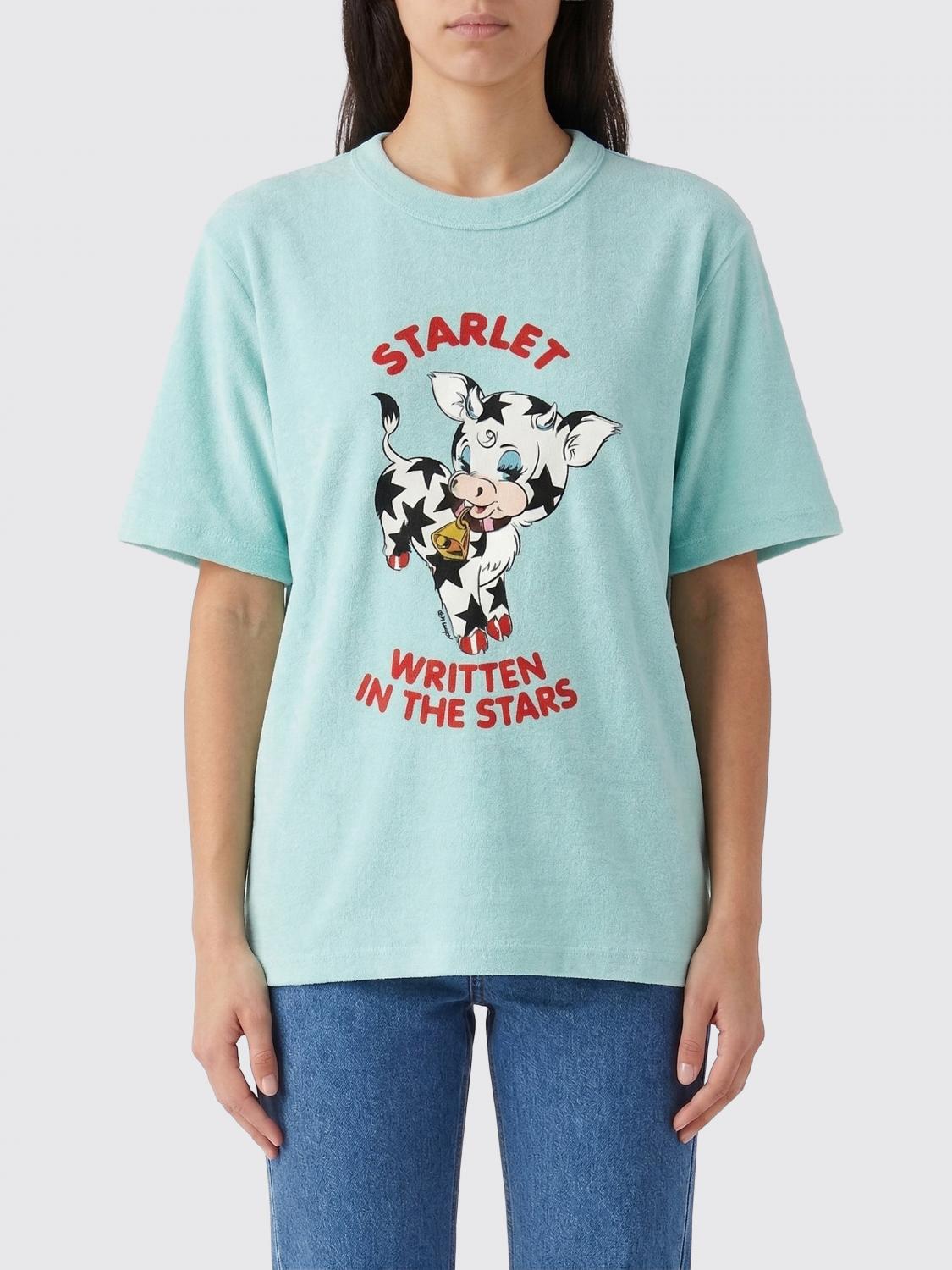 KENZO T-SHIRTS: T-shirts in cotone stampata Kenzo, Blue - Img 1