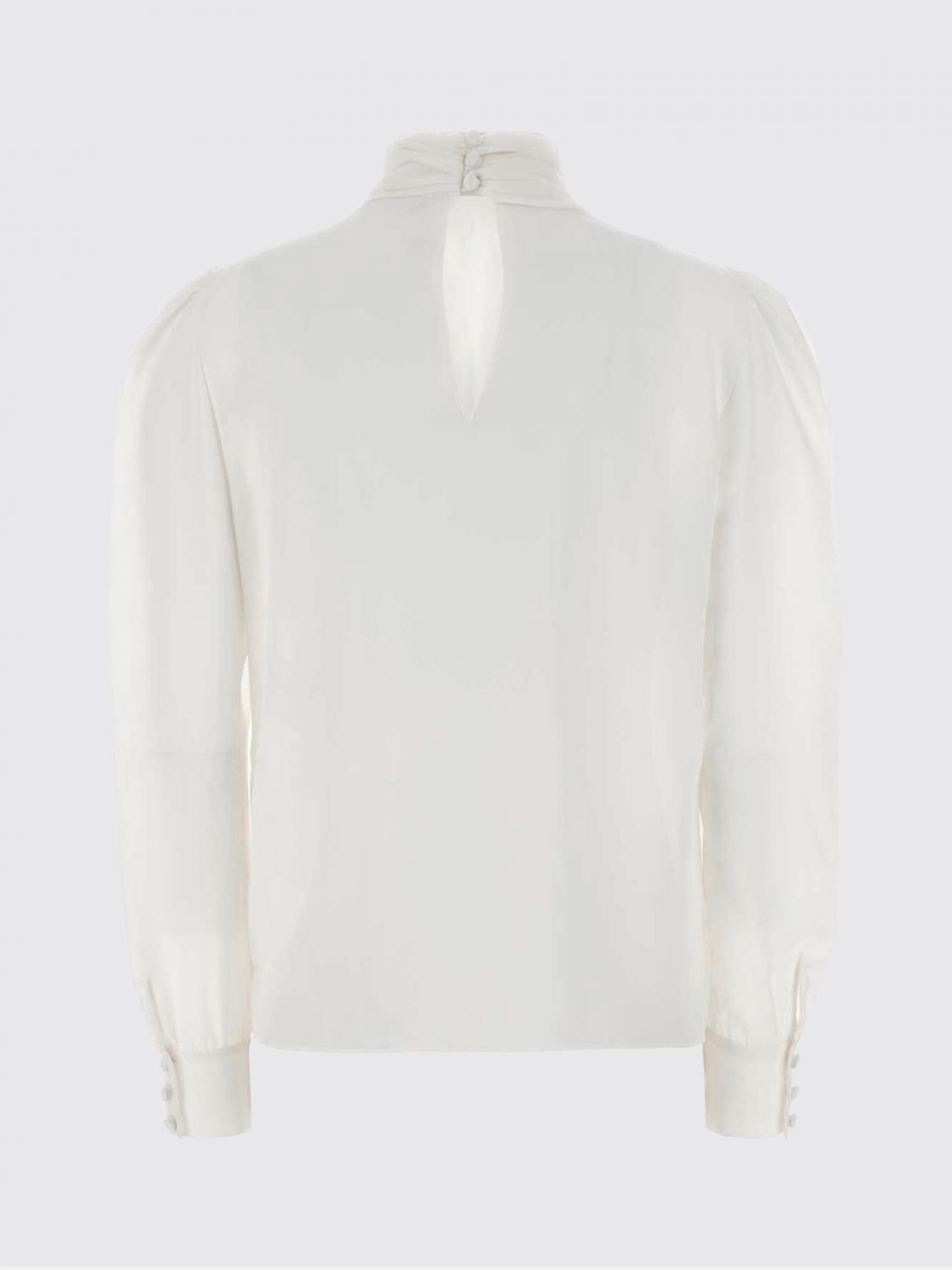 ALESSANDRA RICH TOP: Blusa Alessandra Rich in seta , Bianco - Img 3