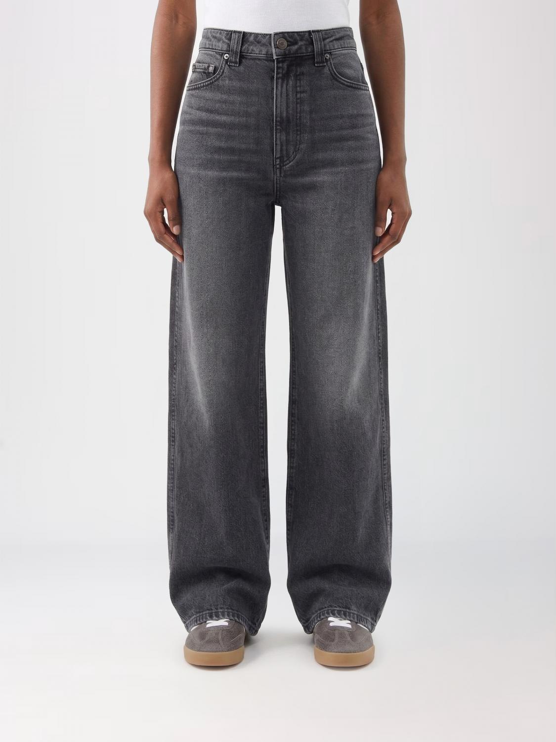 KHAITE JEANS: Jeans Delina Khaite in denim stretch , Grigio - Img 1