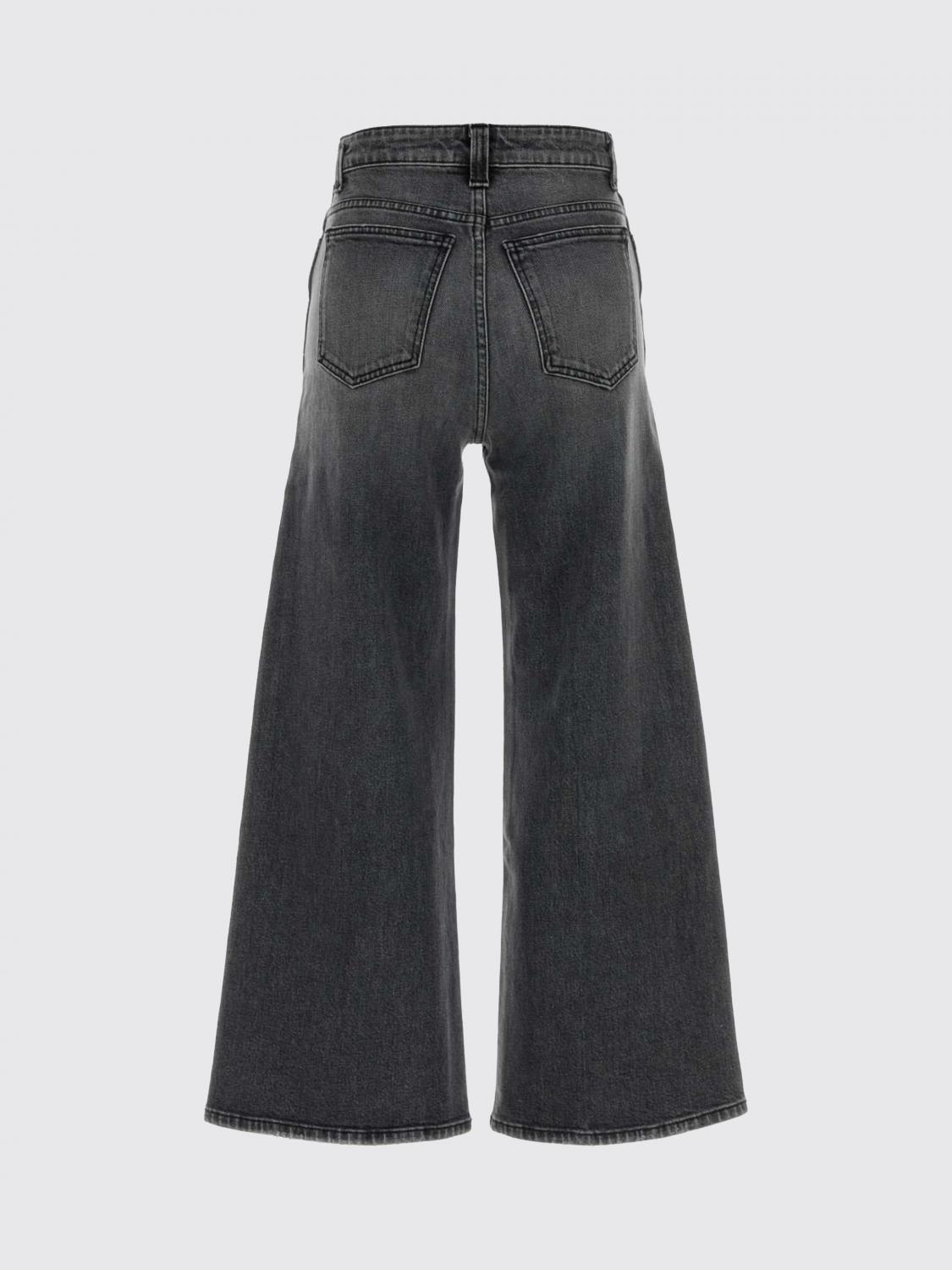 KHAITE JEANS: Jeans Delina Khaite in denim stretch , Grigio - Img 2