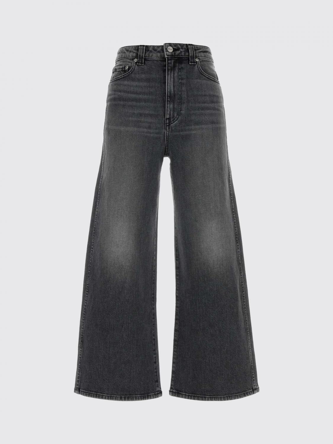 KHAITE JEANS: Jeans Delina Khaite in denim stretch , Grigio - Img 3