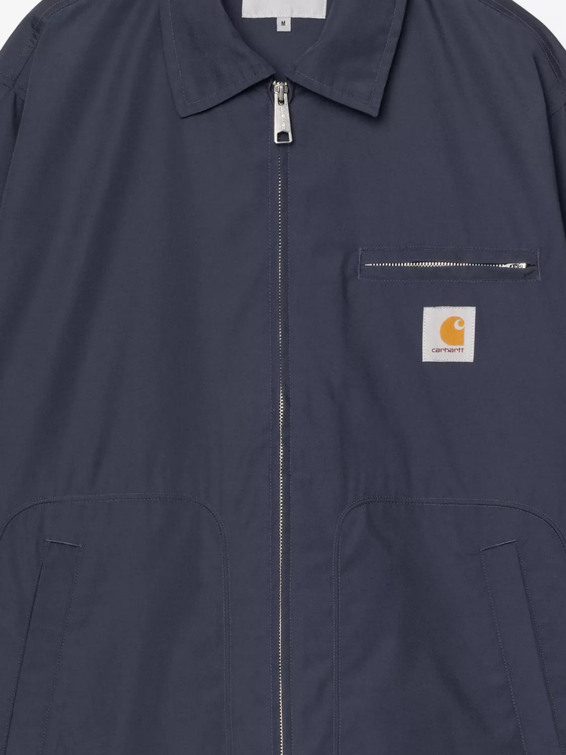 CARHARTT WIP JACKET: Carhartt Wip Cotton Blend Shirt Jacket, Blue - Img 3