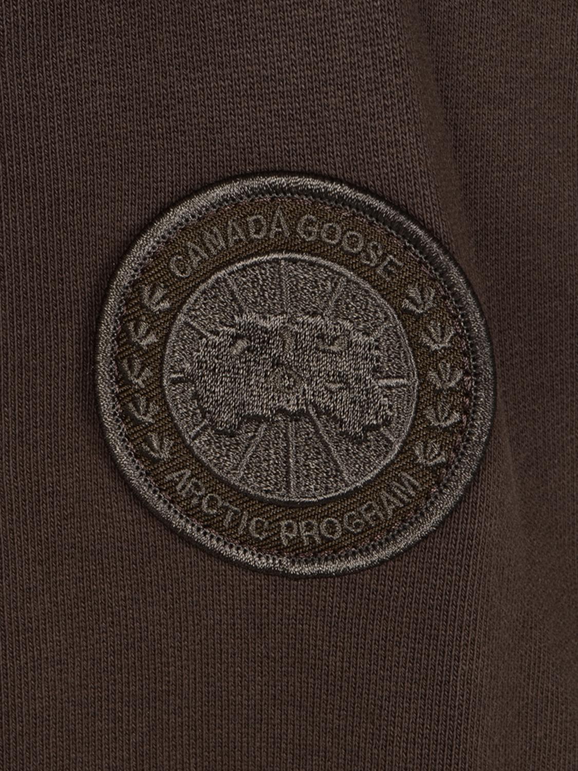 CANADA GOOSE FELPA: Felpa con cappuccio Canada Goose in cotone , Terra - Img 4