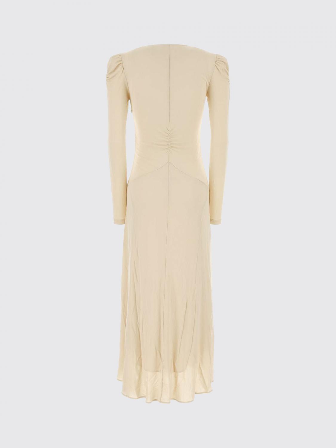 ISABEL MARANT KLEID: Isabel Marant Havena Viskosekleid, Ecru - Img 3