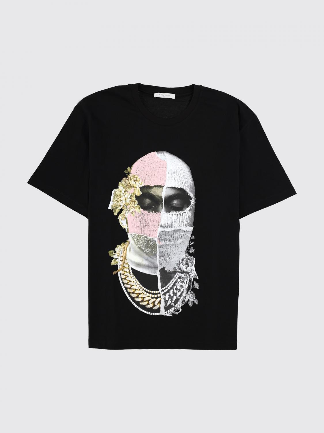 IH NOM UH NIT CAMISETA: Camiseta de algodón estampada Ih Nom Uh Nit, Negro - Img 2