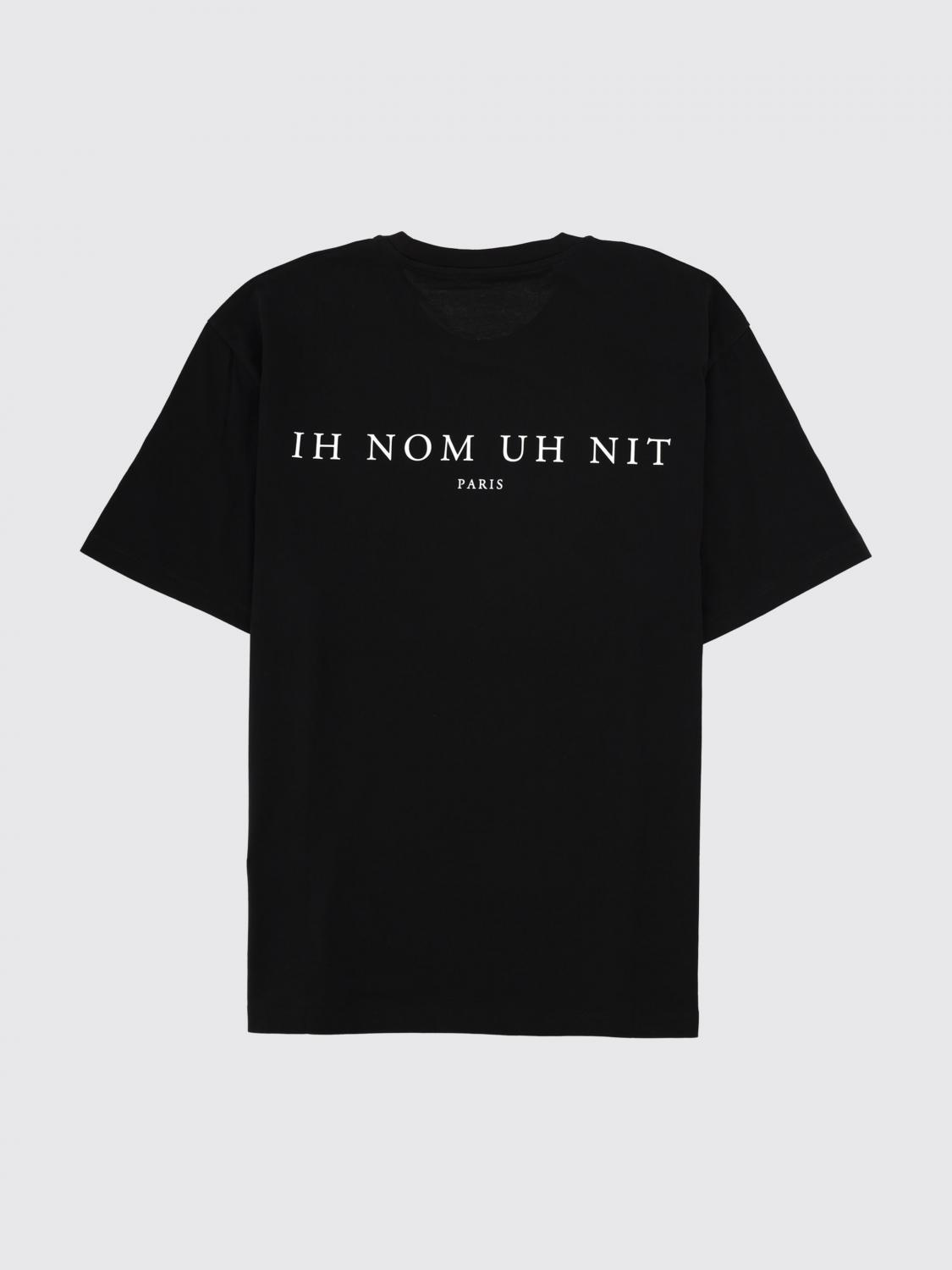 IH NOM UH NIT CAMISETA: Camiseta de algodón estampada Ih Nom Uh Nit, Negro - Img 3