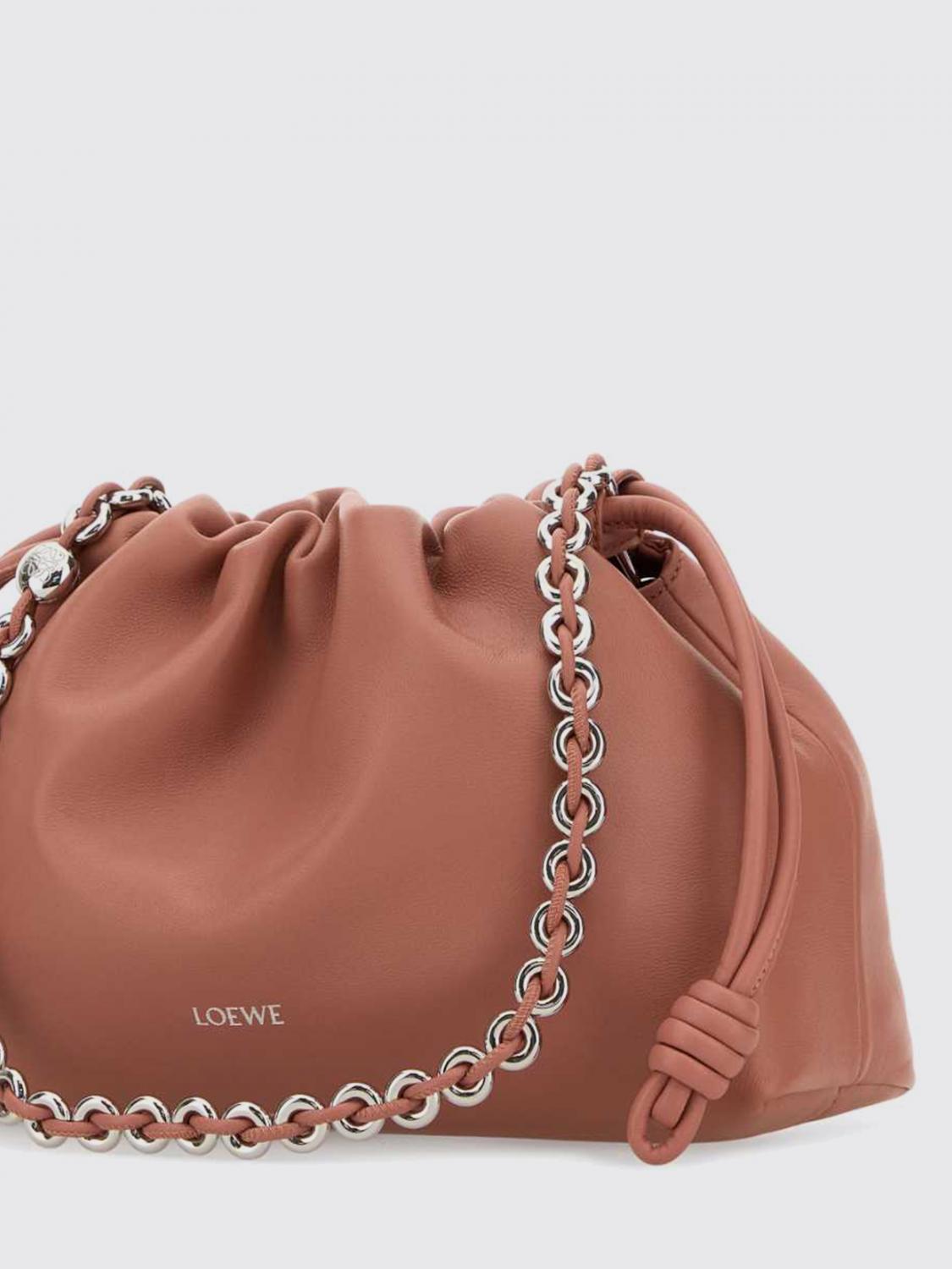LOEWE BORSA A MANO: Borsa Flamenco Loewe in nappa , Rosa - Img 3