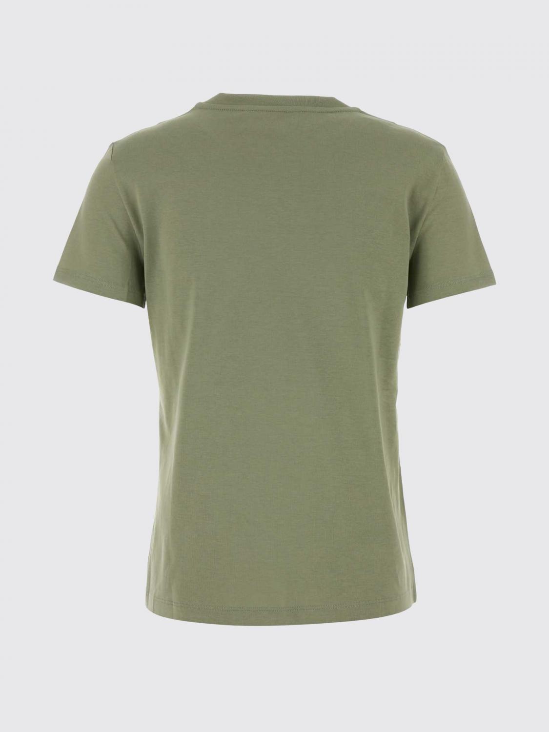 MAX MARA T-SHIRTS: T-shirts in cotone con monogramma Max Mara, Verde - Img 3