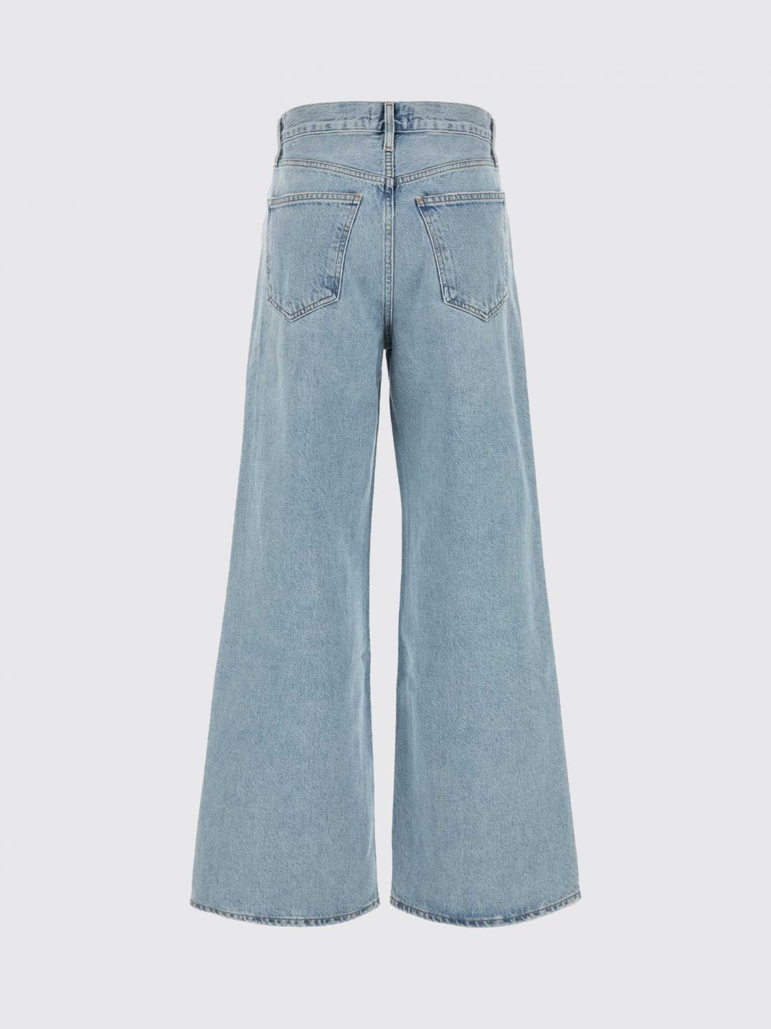AGOLDE JEANS: Jeans wide-leg Agolde in denim di cotone , Denim - Img 3