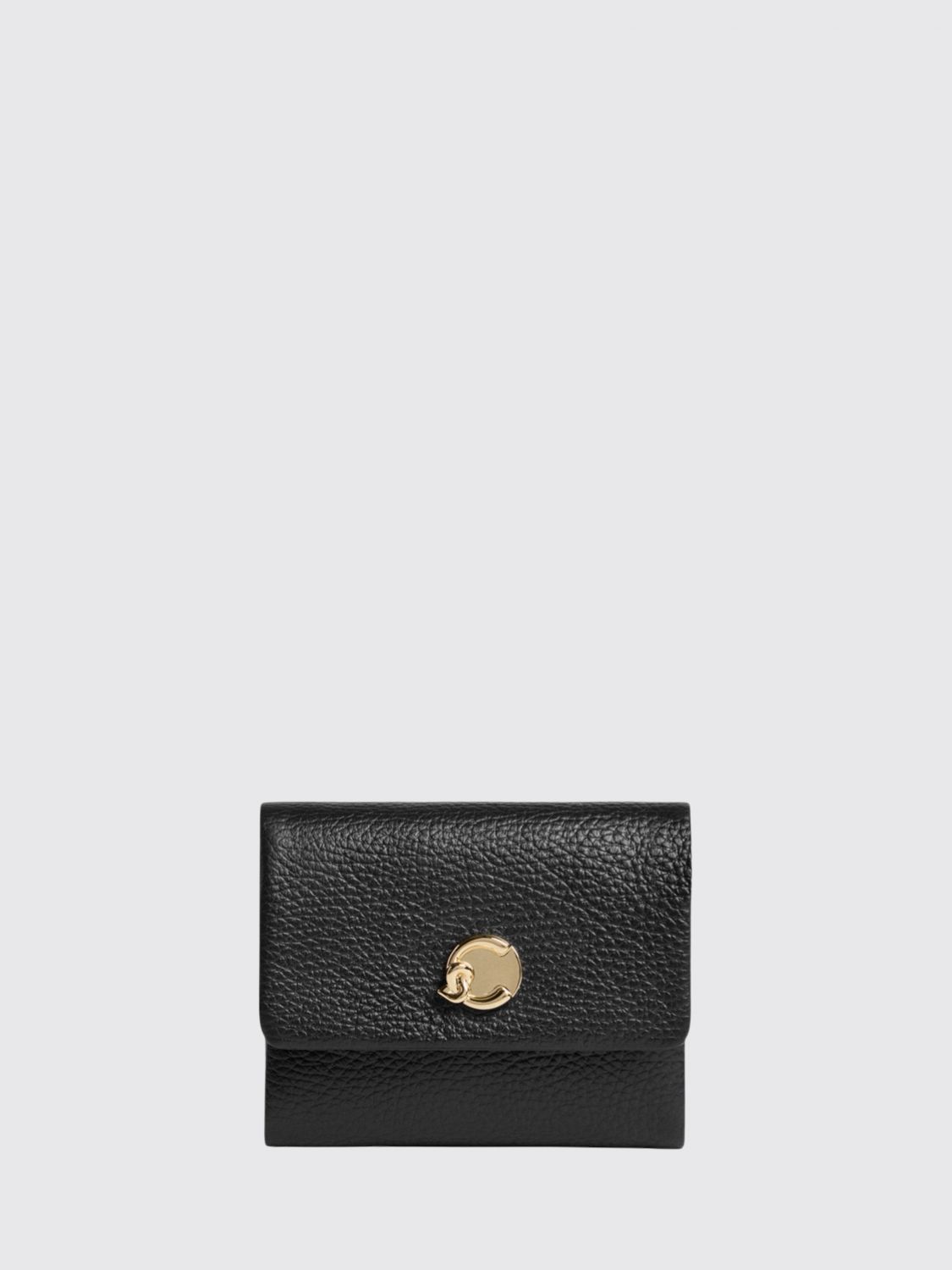 COCCINELLE PORTAFOGLIO: Borsa C-Me Softy Coccinelle in pelle martellata , Nero - Img 1