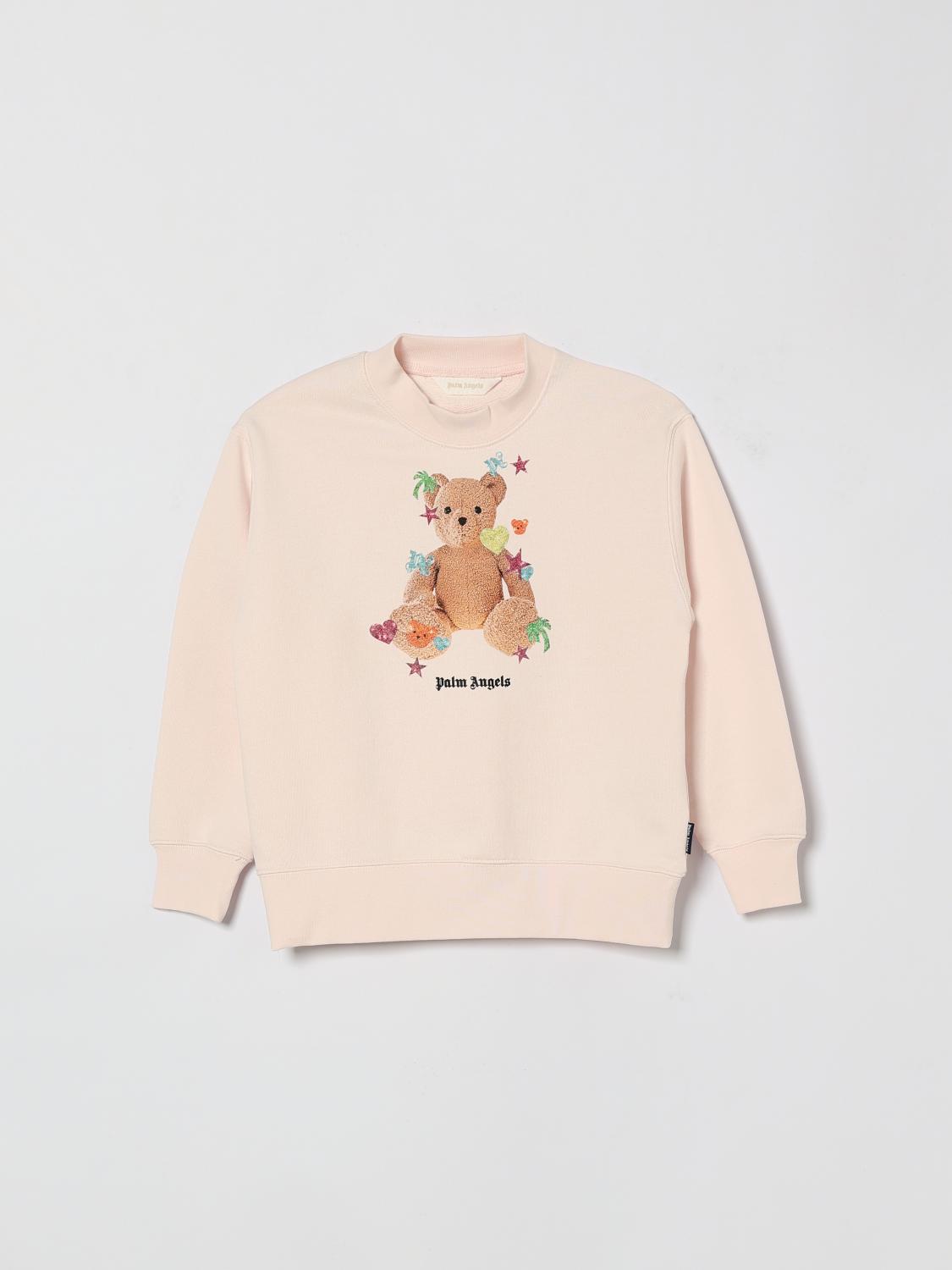 PALM ANGELS PULLOVER: Bedrucktes Baumwoll-Sweatshirt Palm Angels, Pink - Img 1