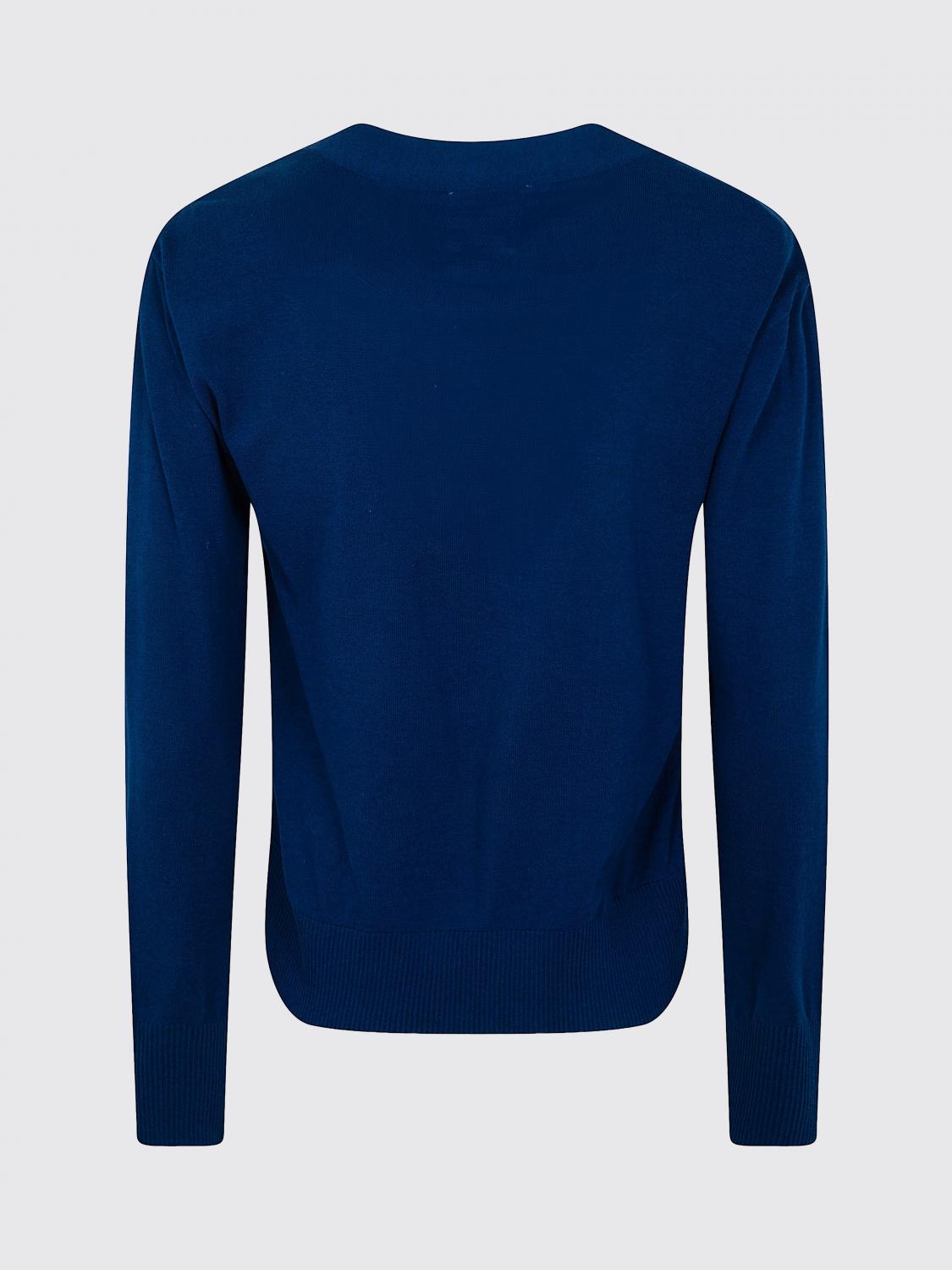 IN BED WITH YOU MAGLIA: Cardigan in misto cotone In Bed With You, Blue - Img 3