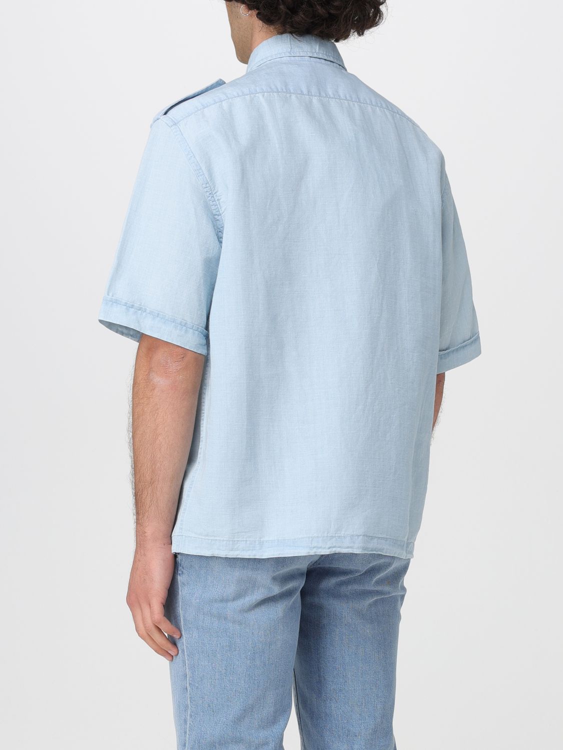 BARENA CAMICIA: Camicia uomo Barena, Blue - Img 2