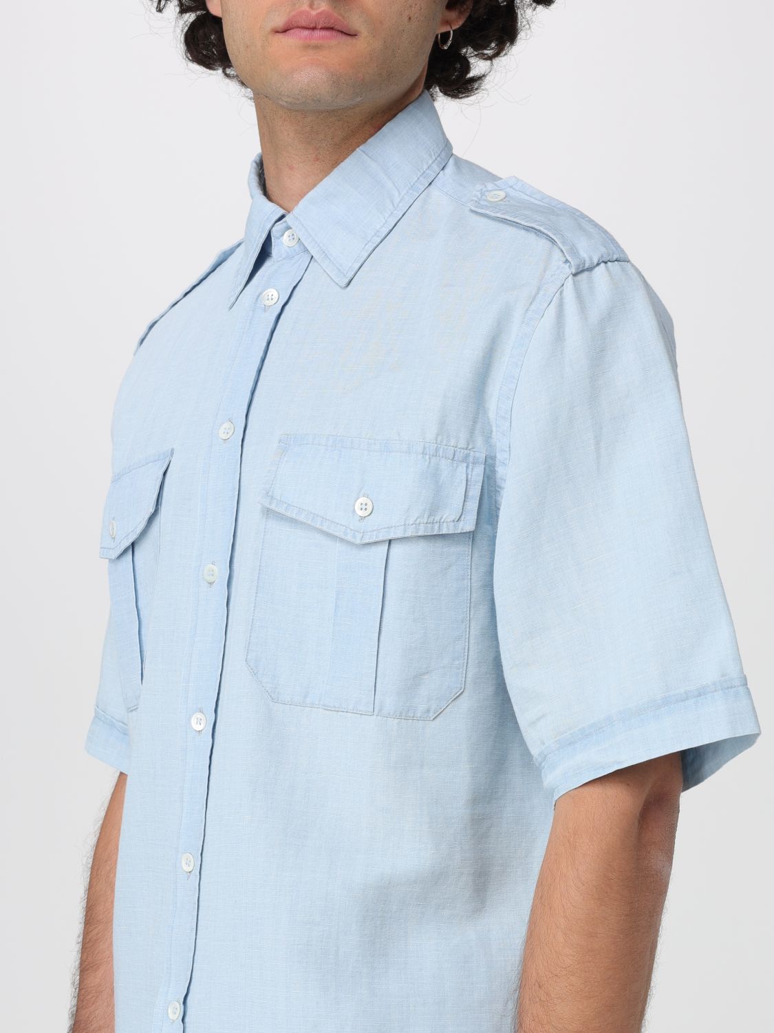 BARENA CAMICIA: Camicia uomo Barena, Blue - Img 3