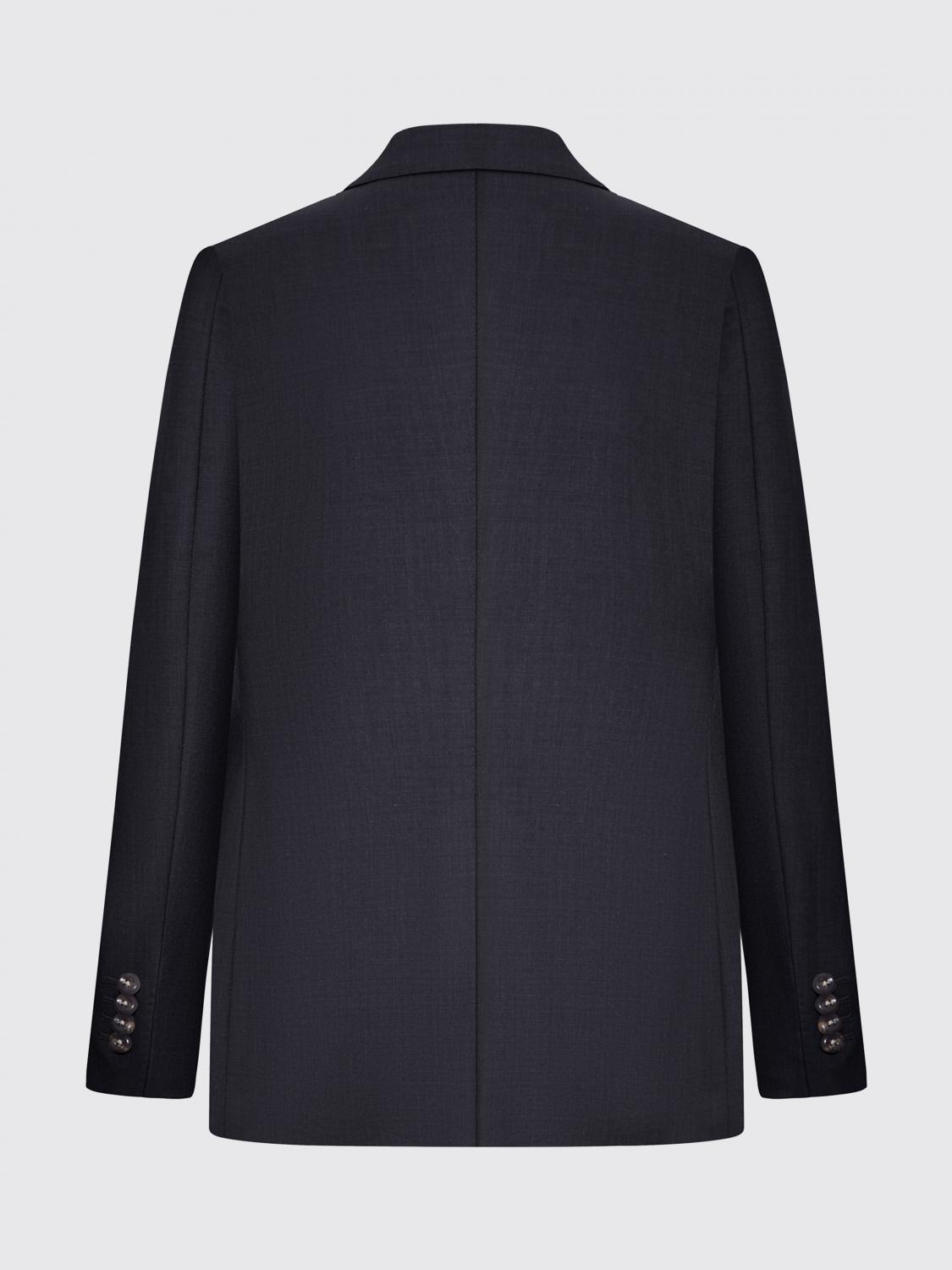 TAGLIATORE CHAQUETA: Blazer cruzado de lana, seda y lino Tagliatore, Azul Oscuro 1 - Img 3