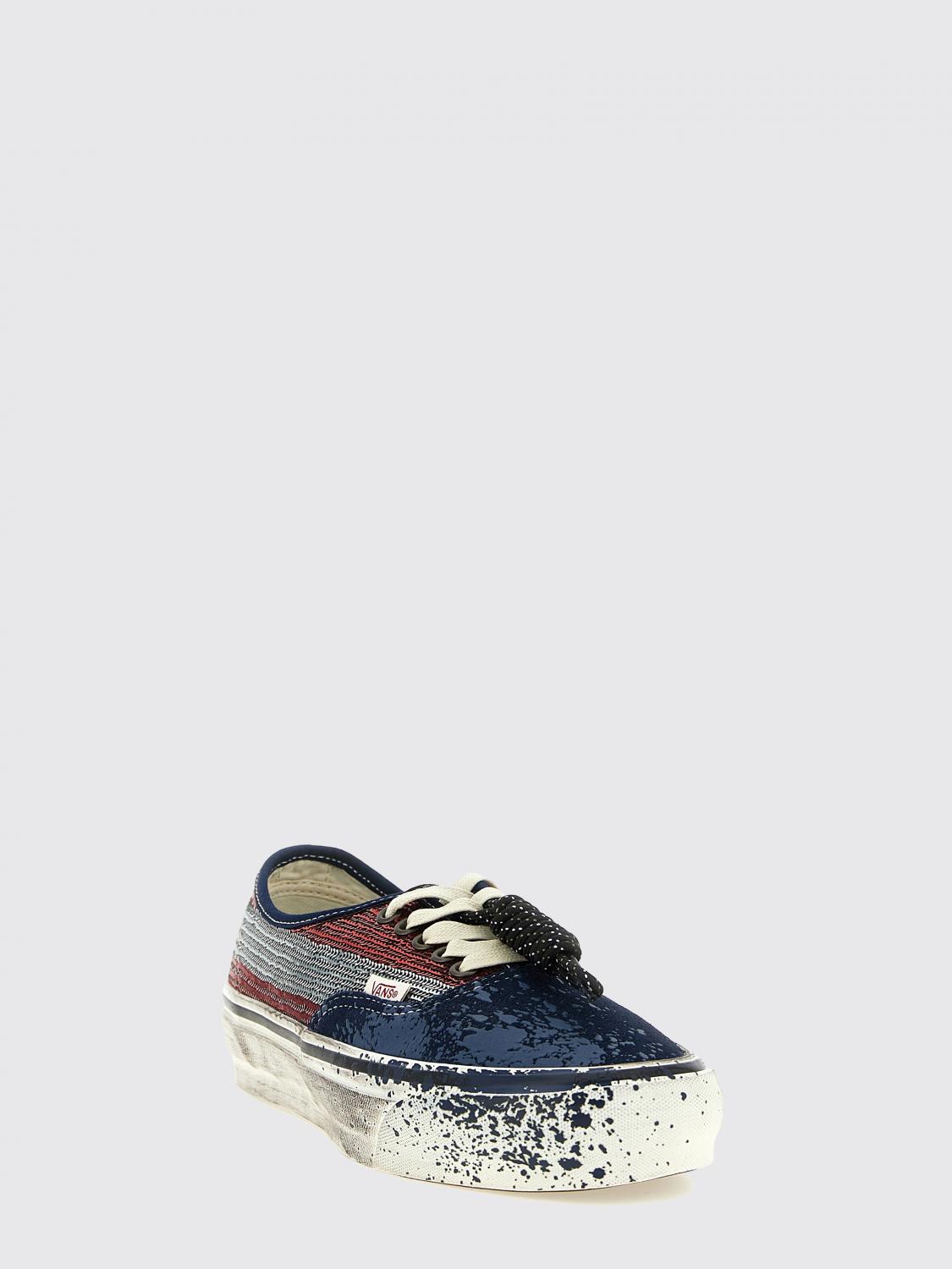 VANS SNEAKERS: Sneakers LX Authentic 44 Vans in tela usurata e stampata , Blue - Img 2